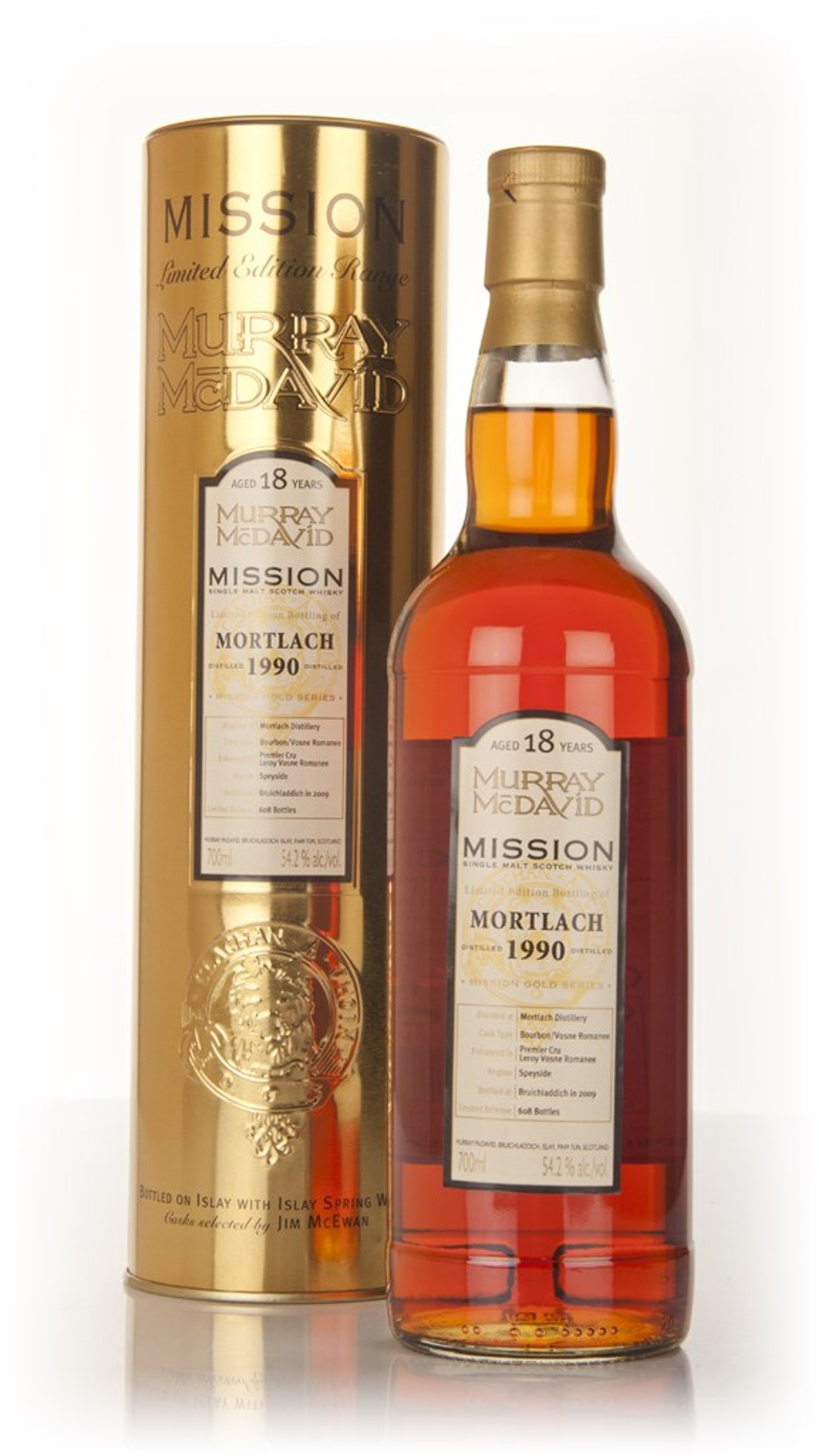 Mortlach 18 Year Old 1990 - Mission (Murray McDavid) 70cl