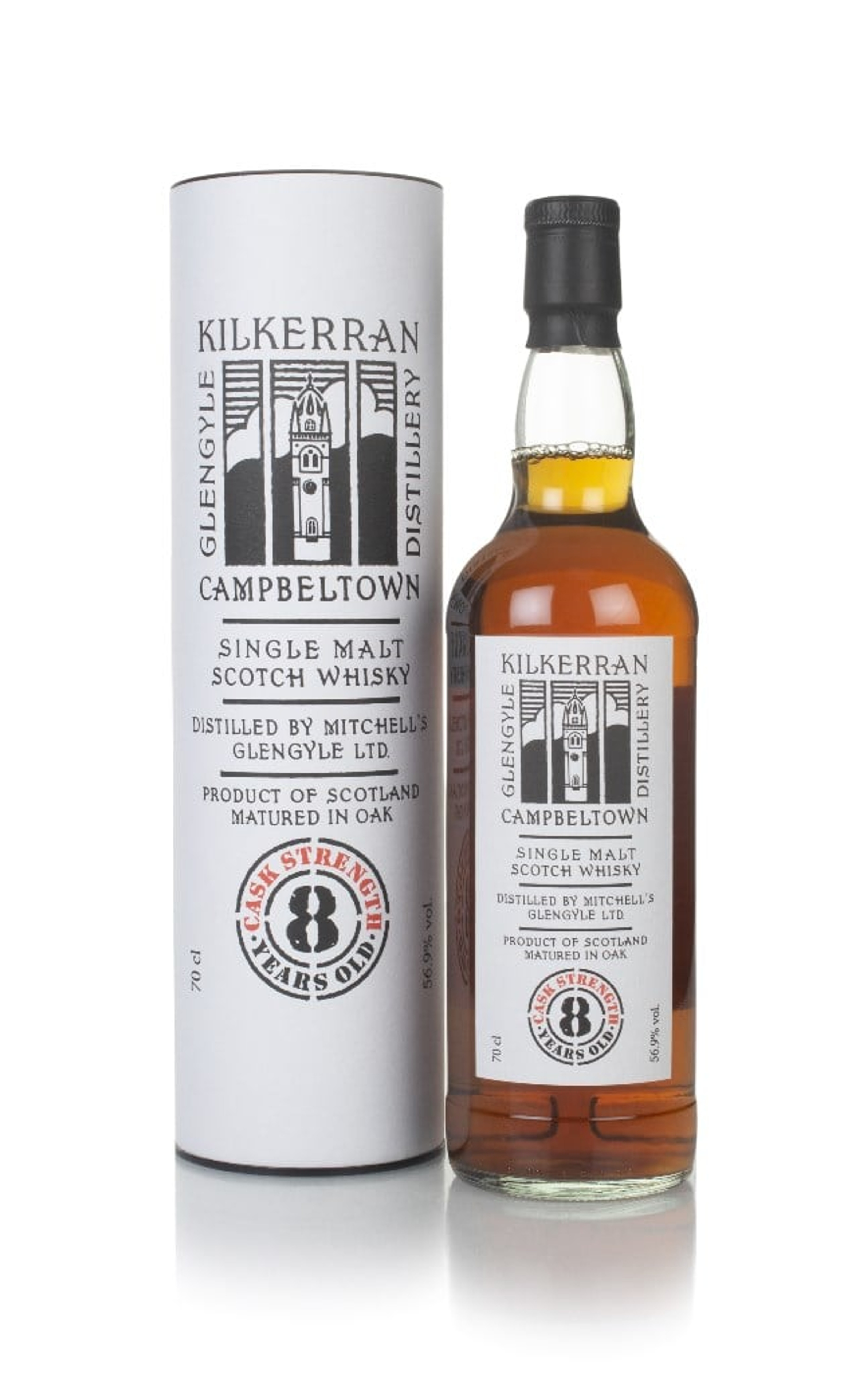 Kilkerran 8 Year Old Cask Strength (56.9%) 70cl