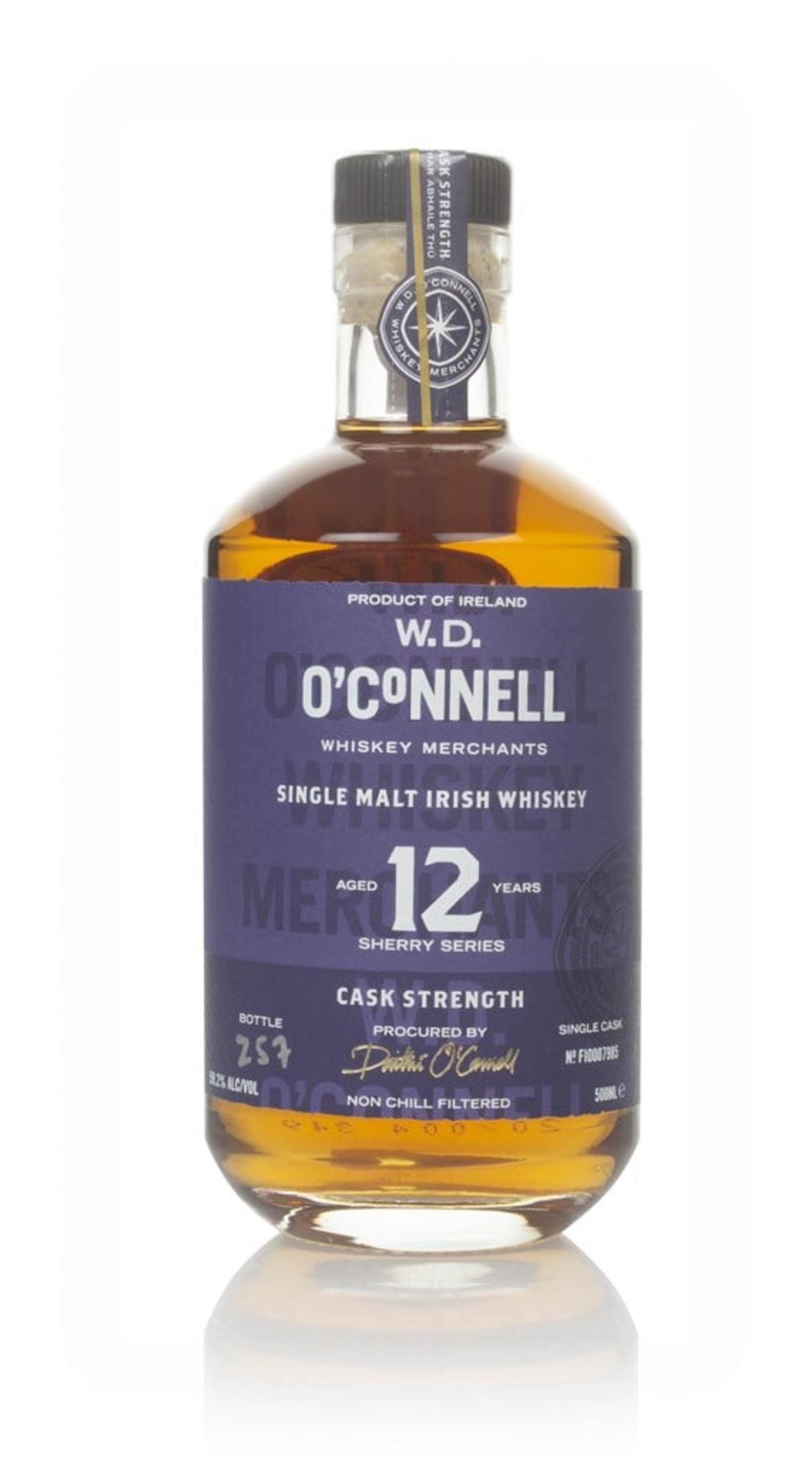 W.D. O’Connell 12 Year Old 2008 (cask 100007985) - Sherry Series 70cl