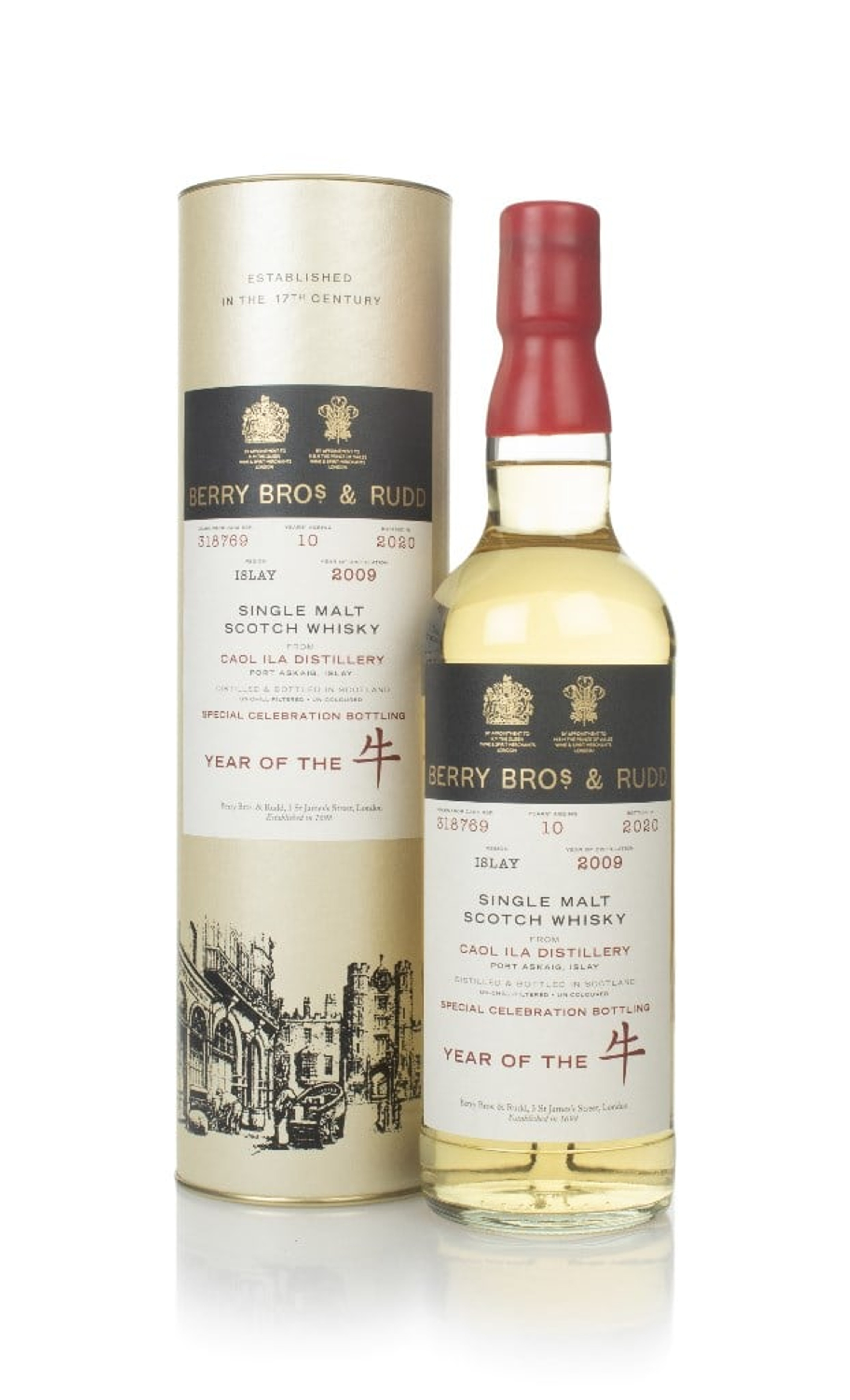 Caol Ila 10 Year Old 2009 (cask 318769) - Berry Bros. & Rudd 70cl