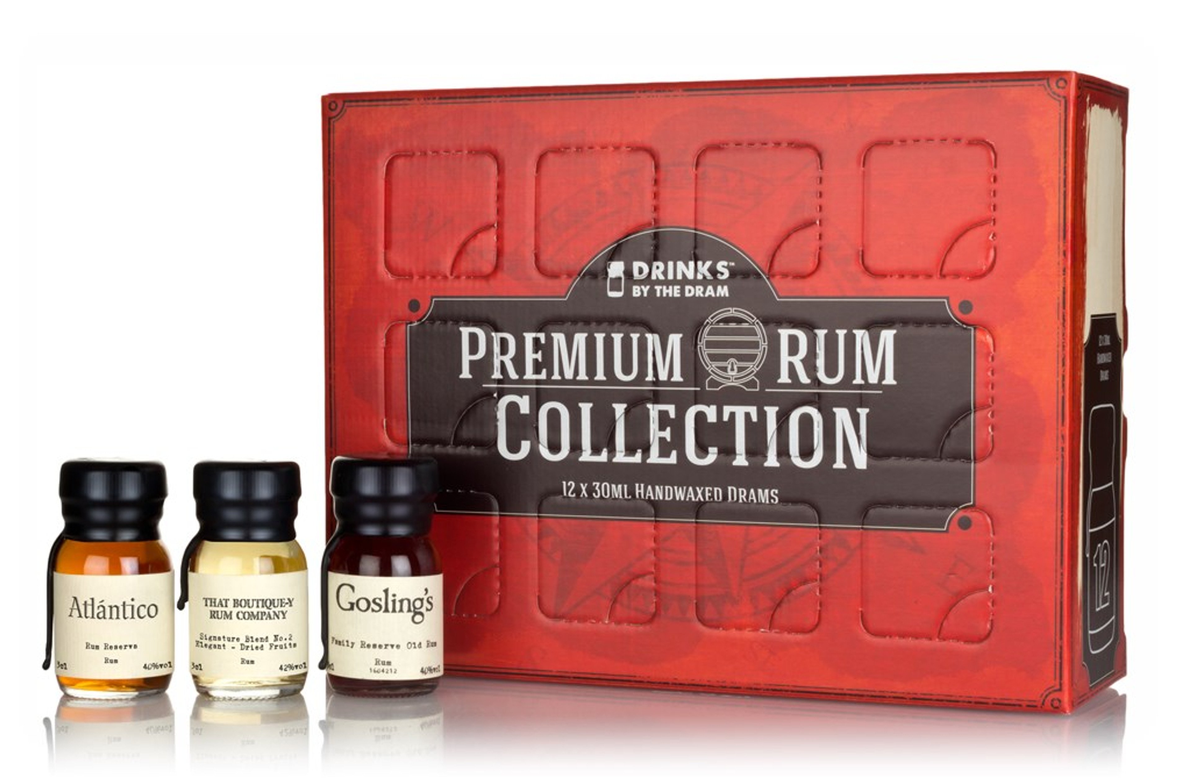 Drinks by the Dram 12 Dram Premium Rum Collection 36cl