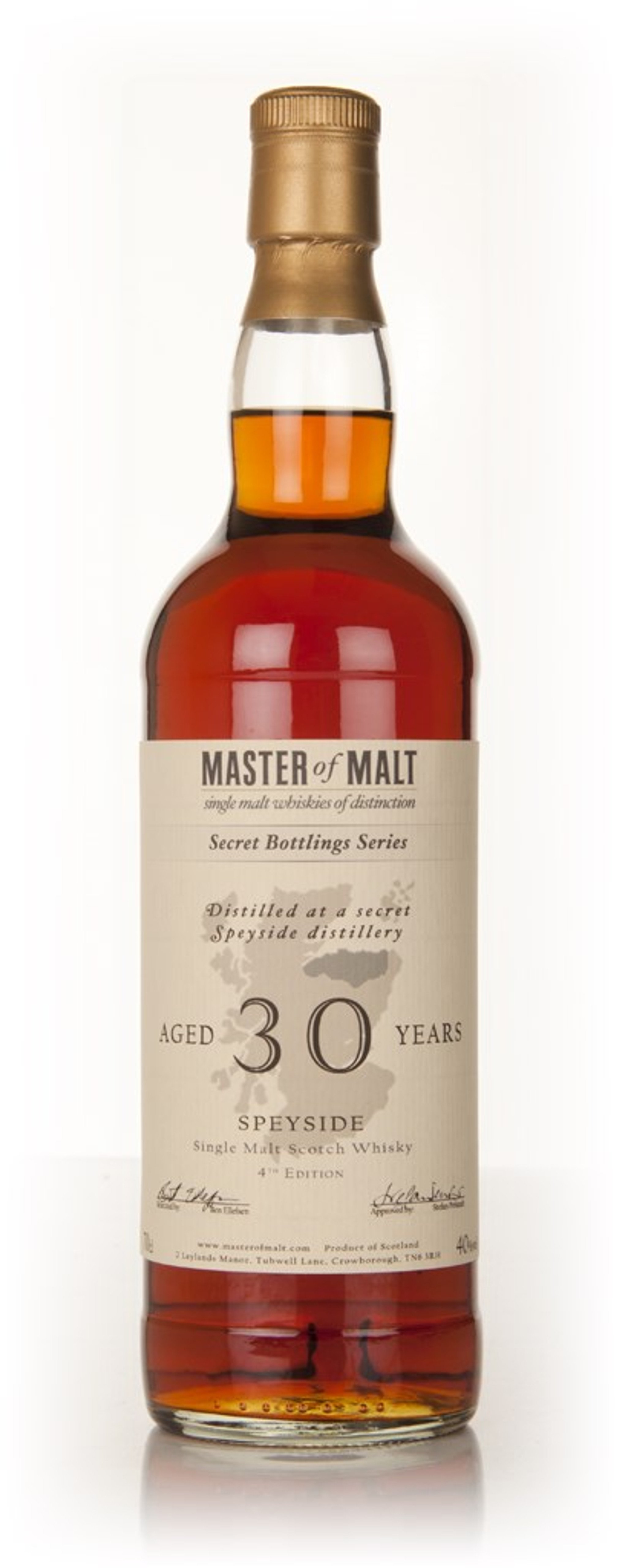 Master of Malt 30 Year Old Speyside (4th Edition) 70cl