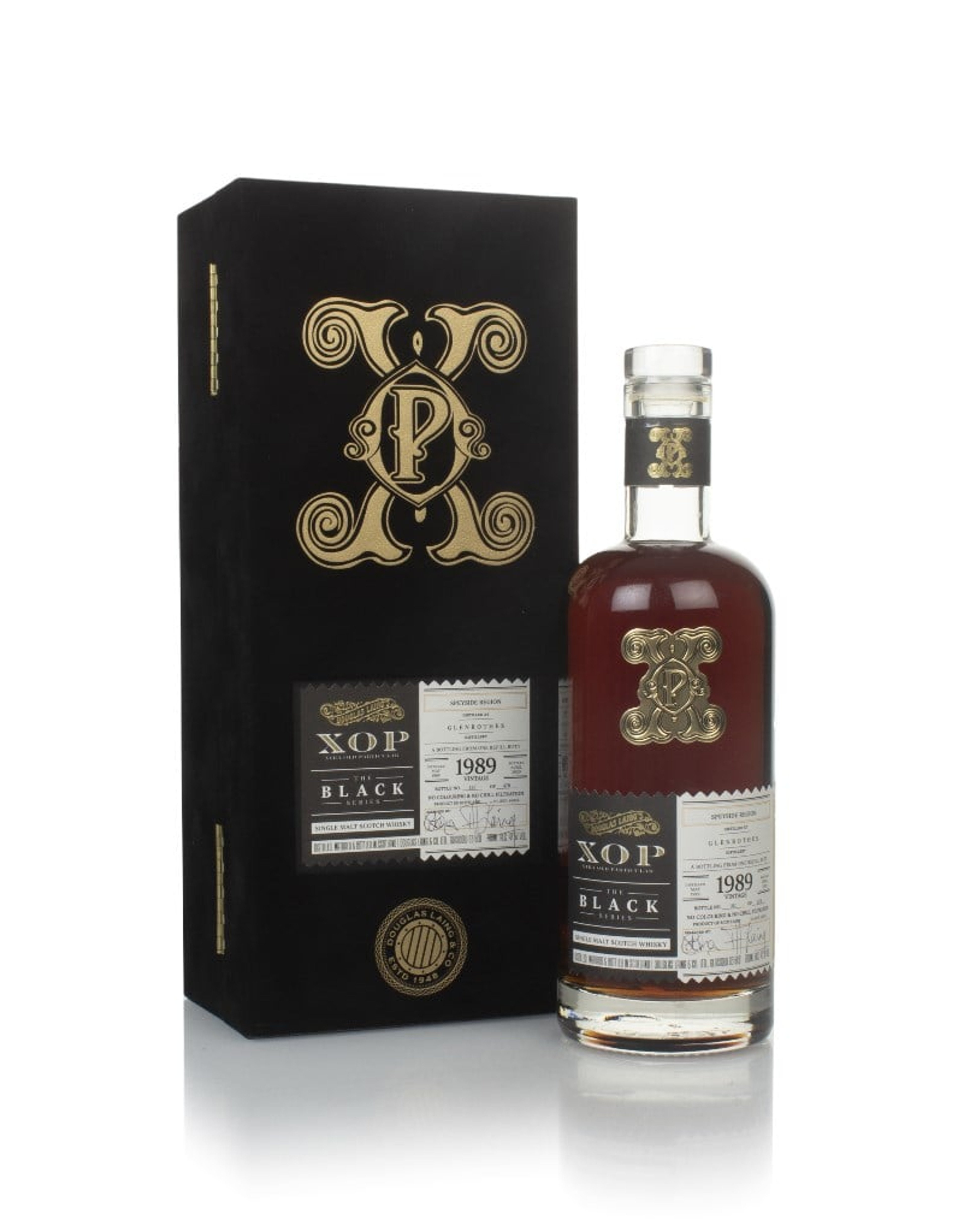Glenrothes 30 Year Old 1989 (cask 14056)  - Xtra Old Particular The Black Series (Douglas Laing) 70cl