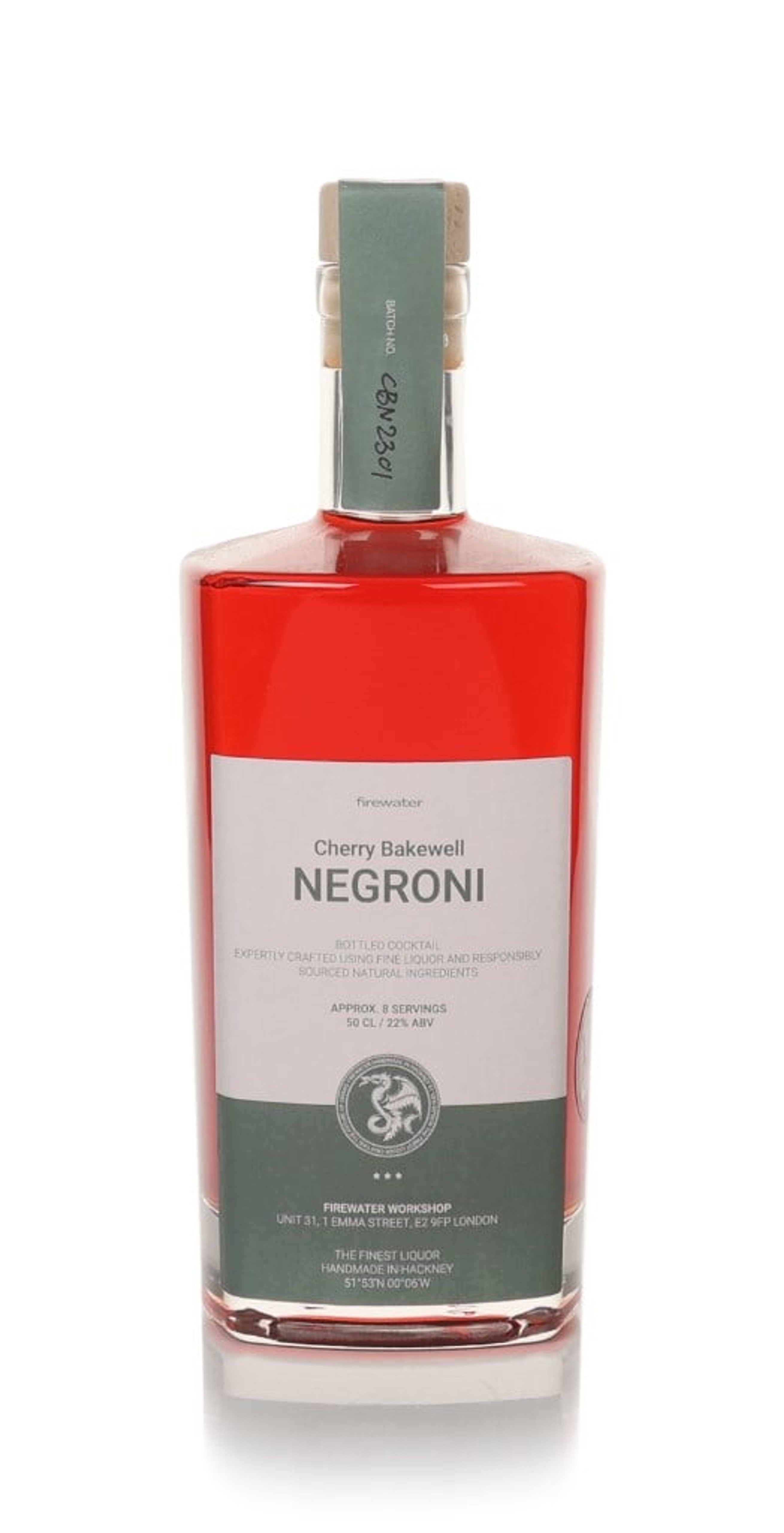 Firewater Cherry Bakewell Negroni 50cl