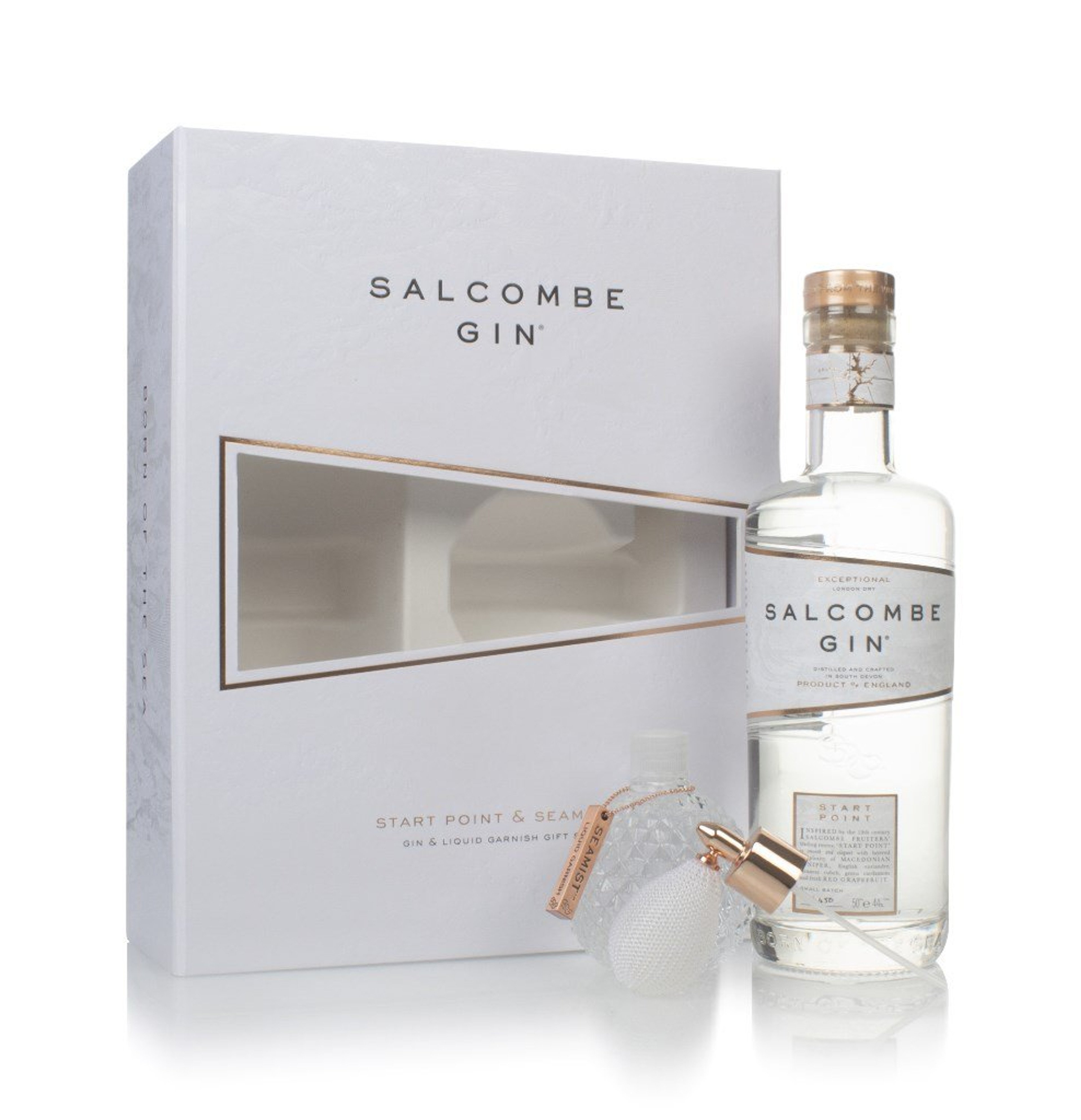 Salcombe Gin Start Point & Seamist Liquid Garnish Gift Set 60cl