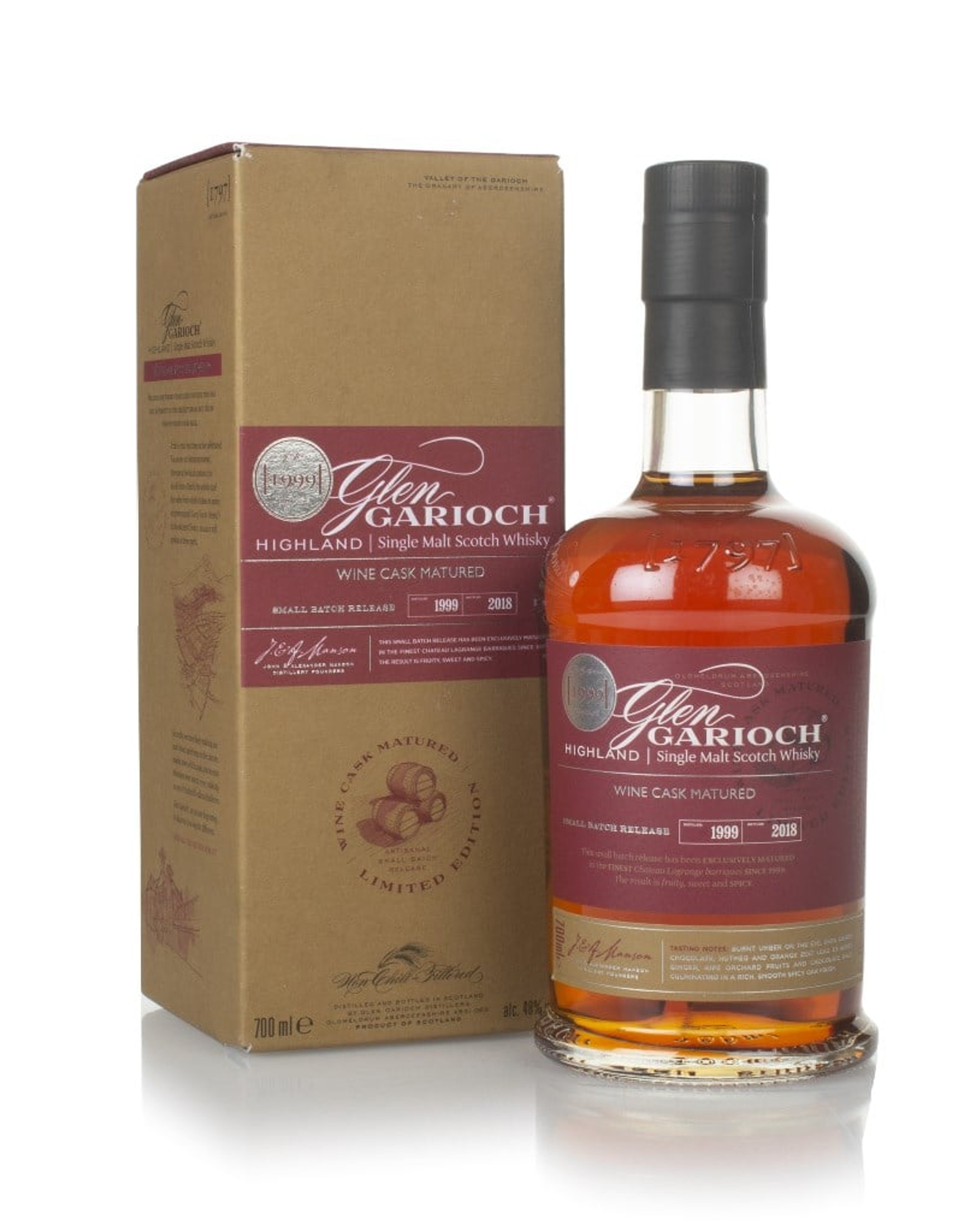 Glen Garioch 1999 Wine Cask Matured (bottled 2018) 70cl
