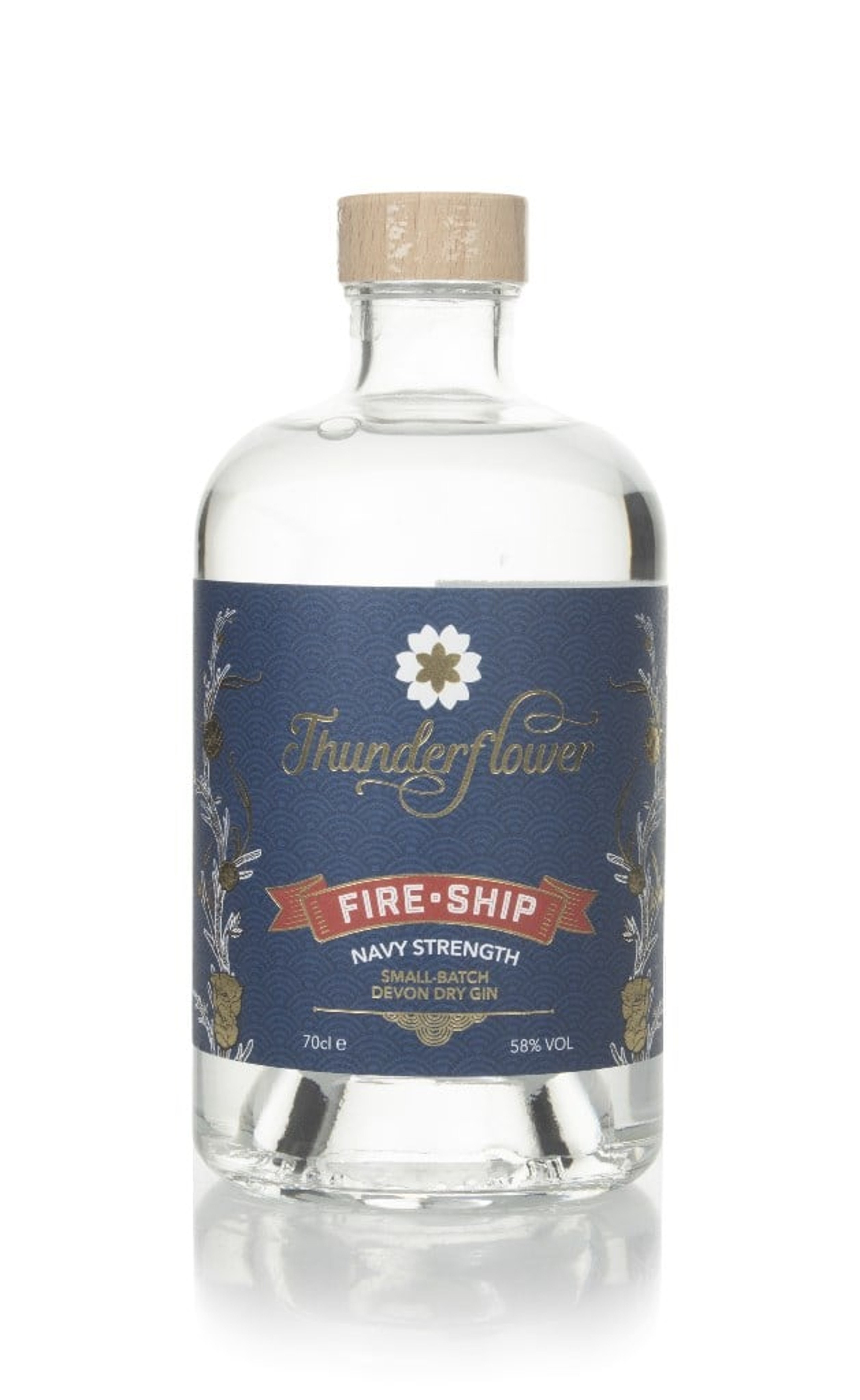 Thunderflower FireShip Navy Strength Gin 70cl