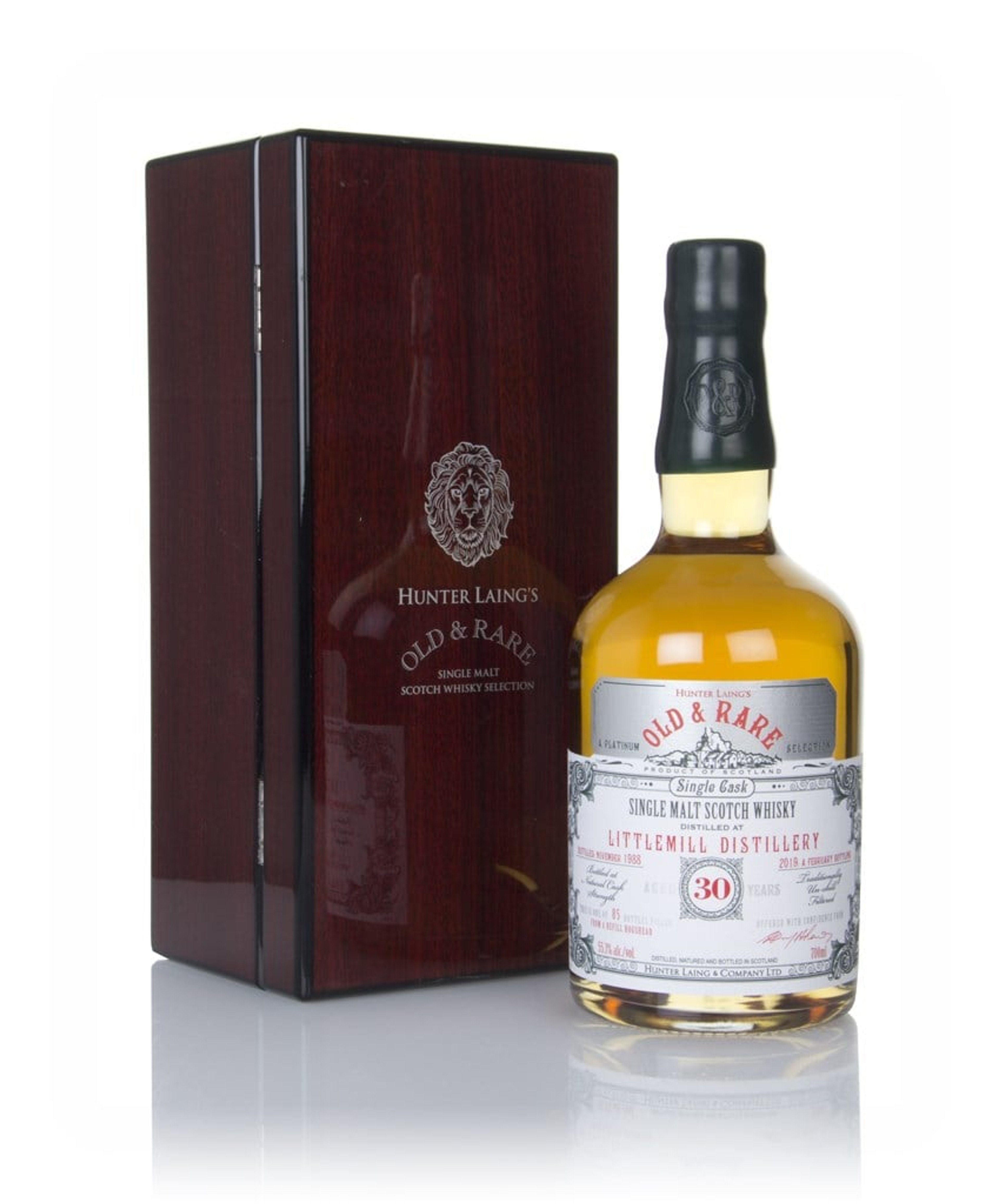 Littlemill 30 Year Old 1988 - Old & Rare Platinum (Hunter Laing) (55.3%) 70cl
