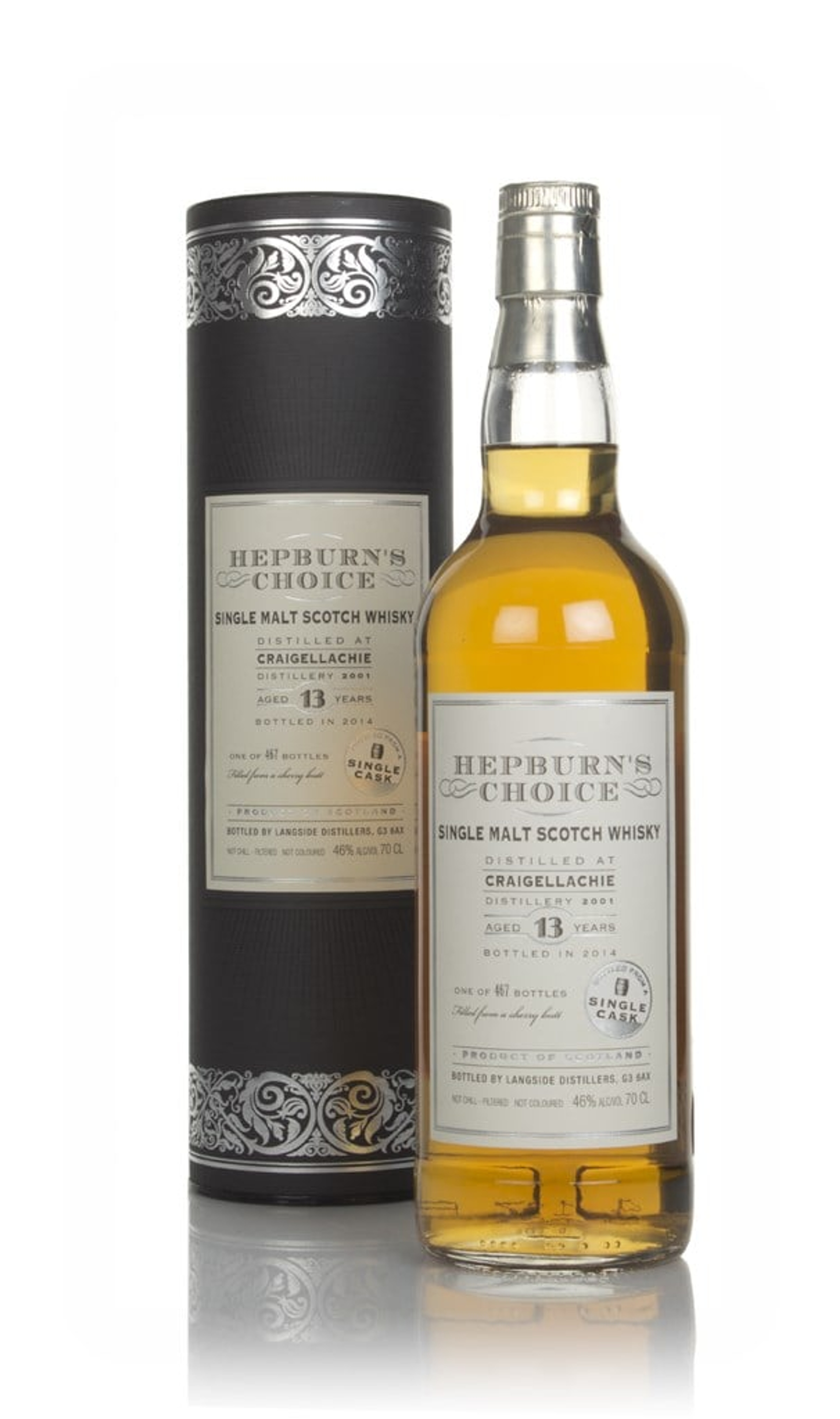 Craigellachie 13 Year Old 2001 (bottled 2014) - Hepburn's Choice (Langside) 70cl