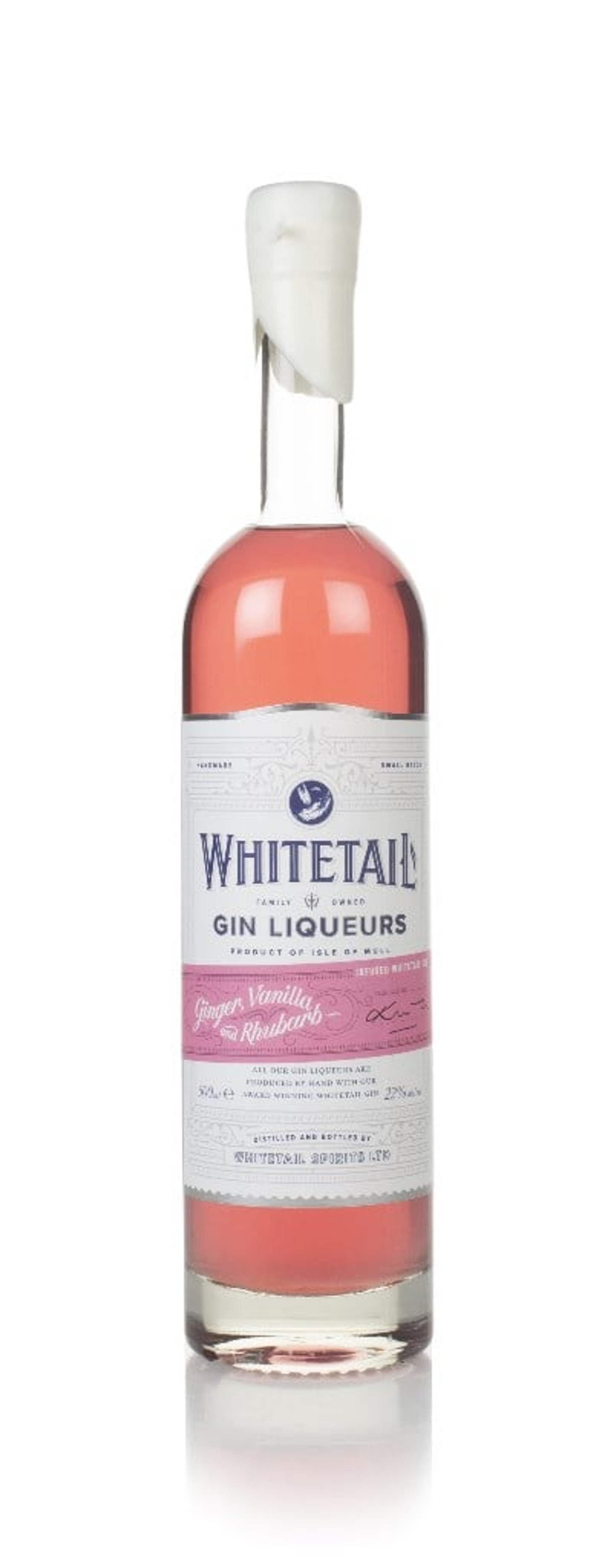 Whitetail Ginger, Vanilla & Rhubarb Gin Liqueur 50cl