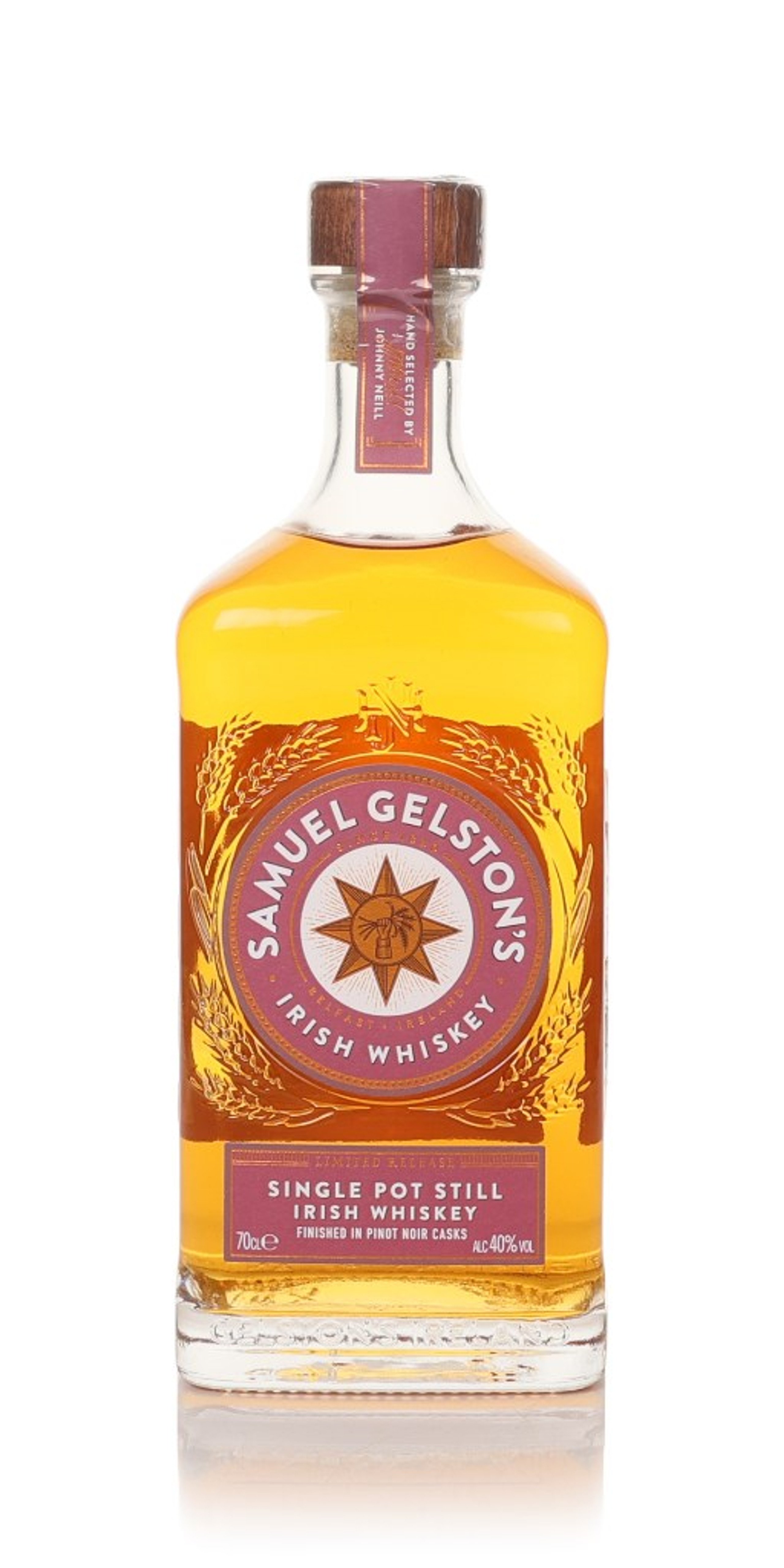 Gelston's Single Pot Still Pinot Noir Cask Finish 70cl