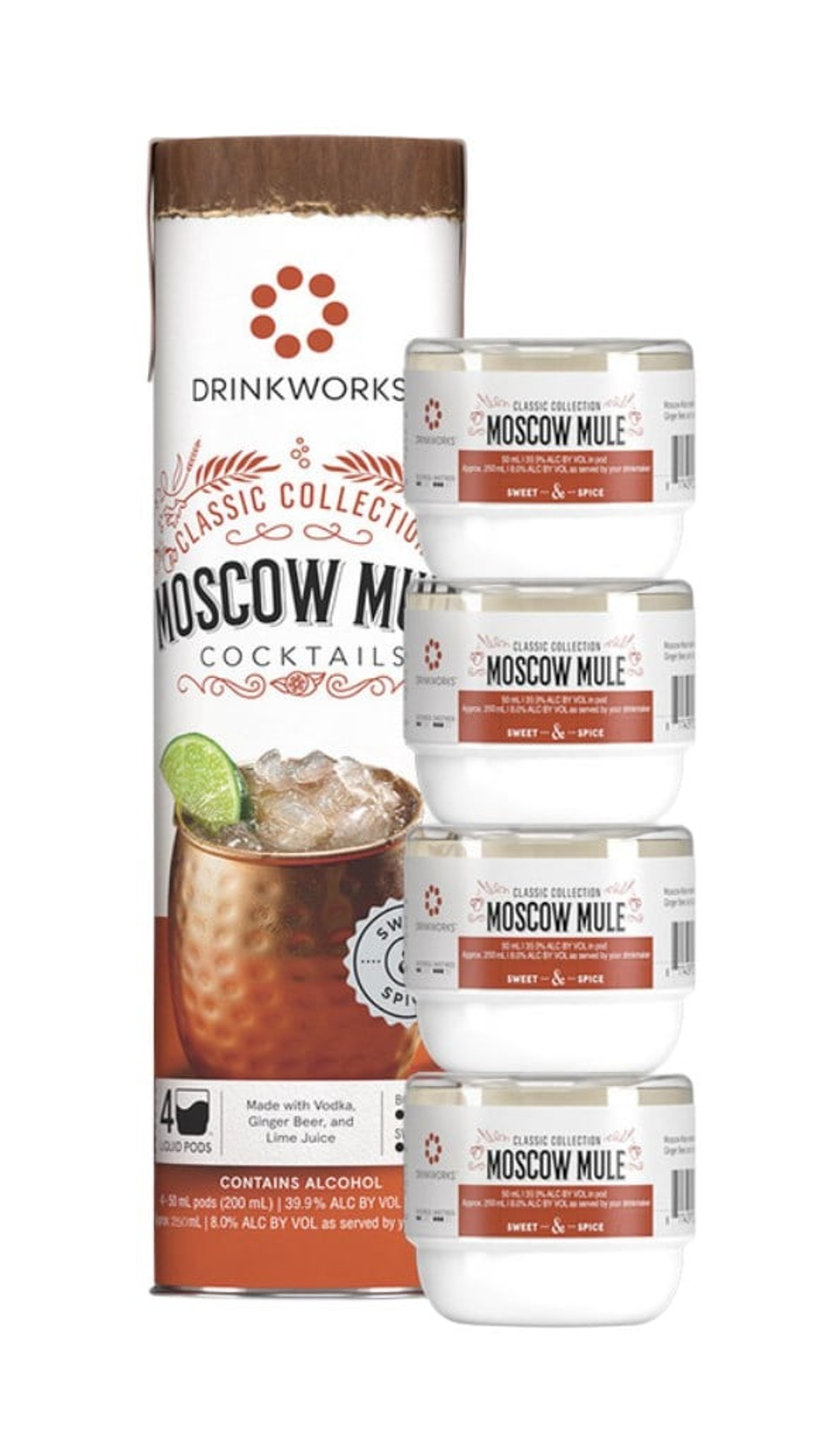 Drinkworks Moscow Mule Tube (4x Pods) 20cl