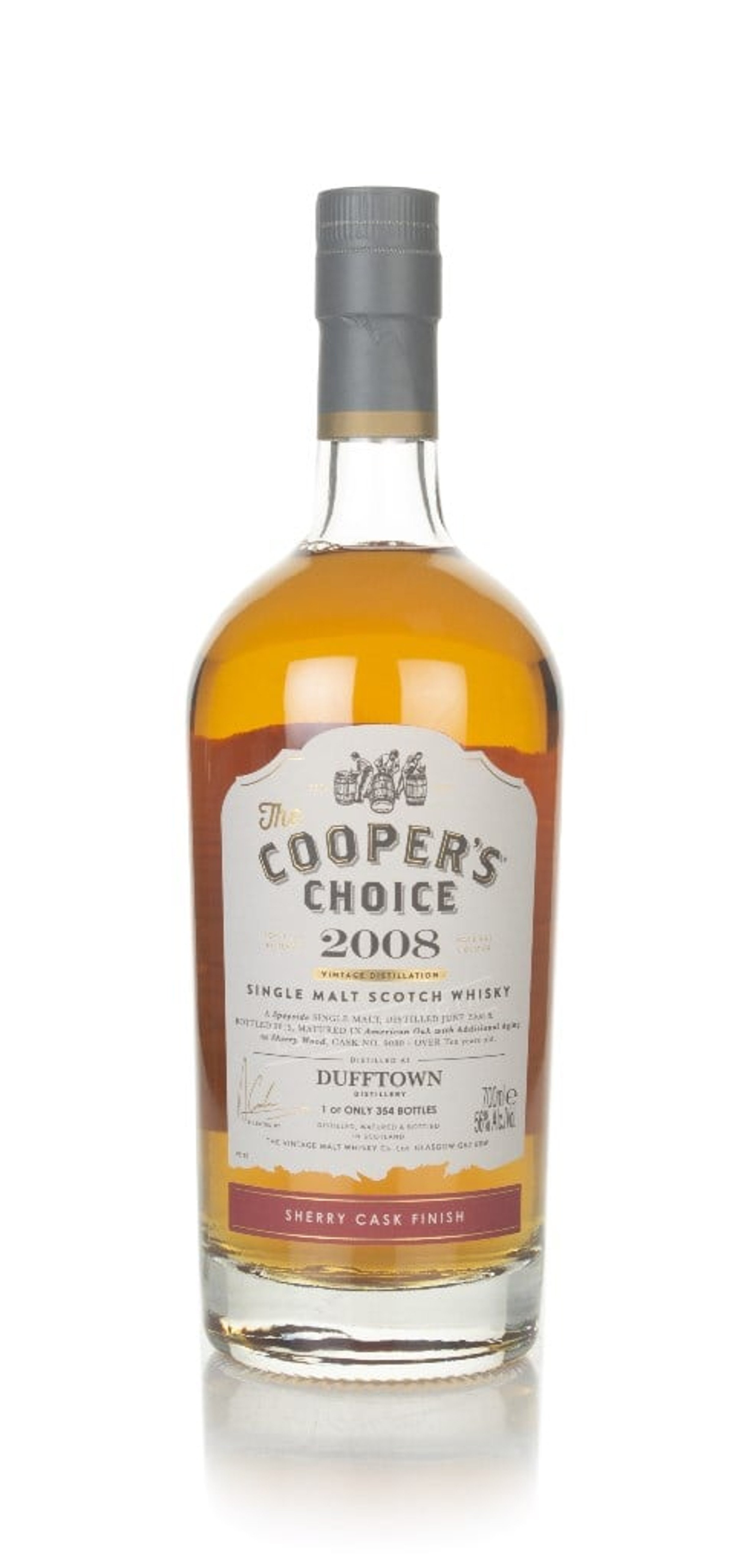 Dufftown 10 Year Old 2008 (cask 9080) - The Cooper's Choice (The Vintage Malt Whisky Co.) 70cl