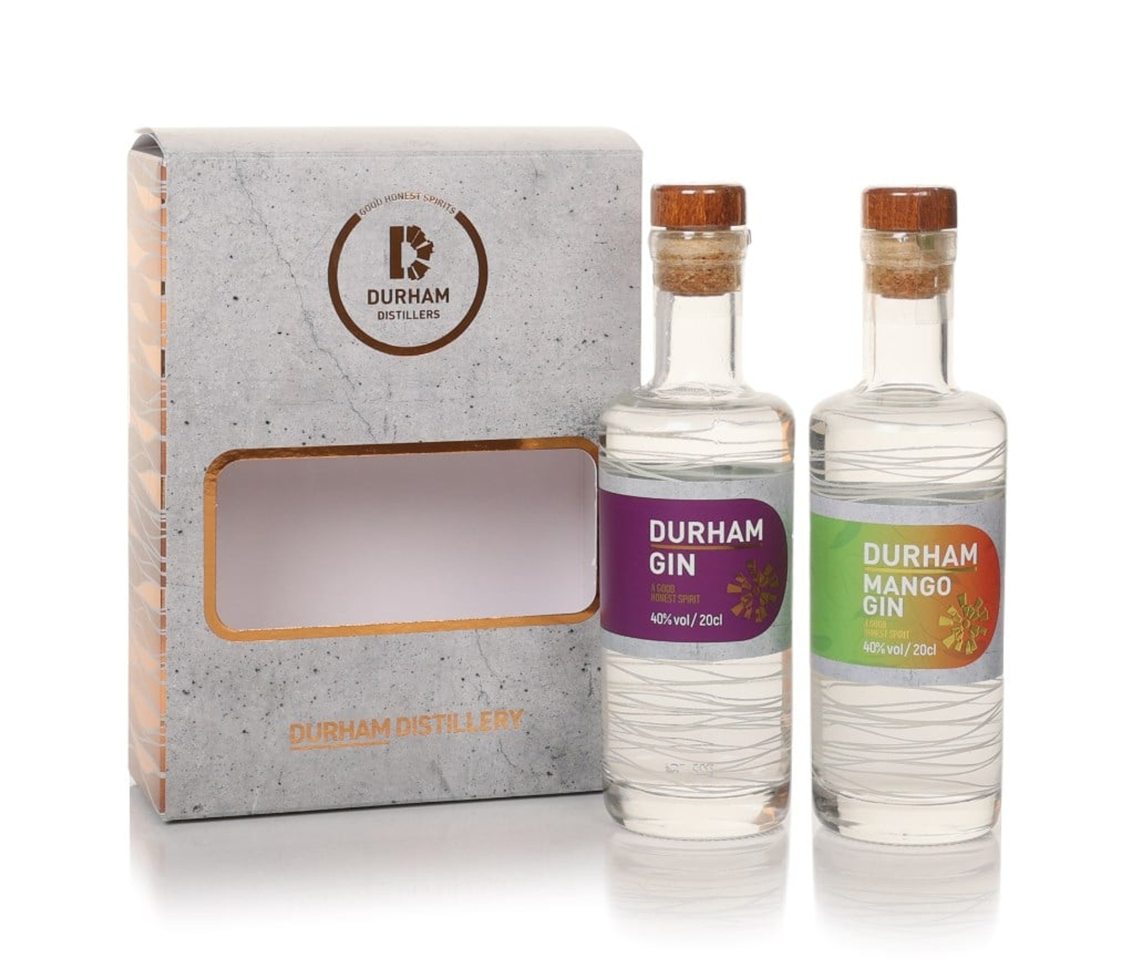 Durham Distillery Gin Gift Pack (2 x 200ml) 40cl