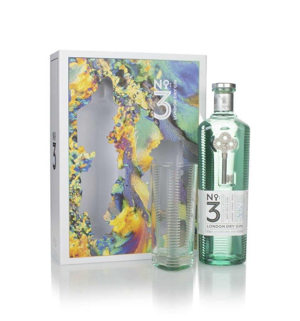 No.3 Gin Gift Pack With Glass 70cl