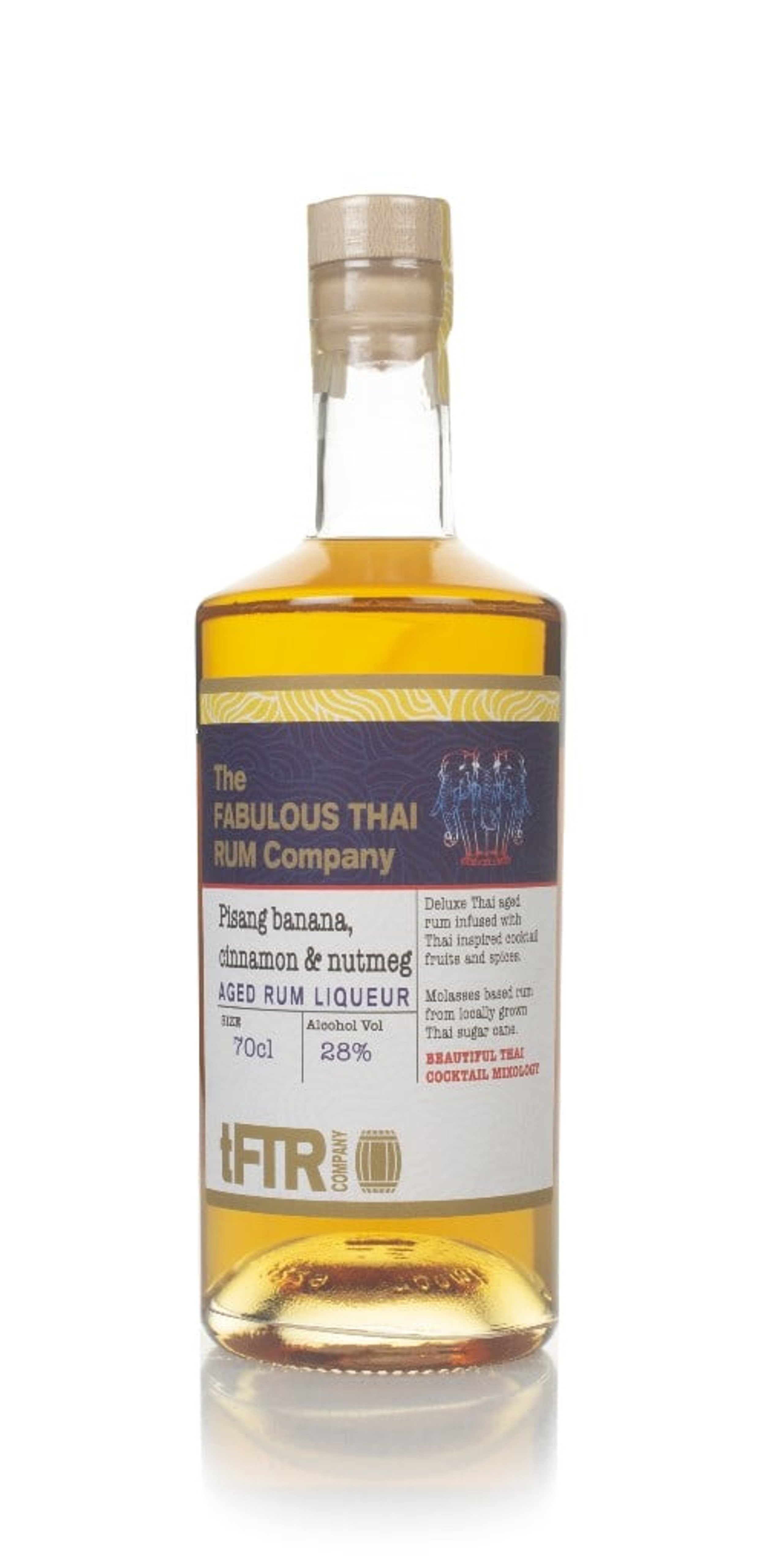 The Fabulous Thai Rum Company Banana, Cinnamon & Nutmeg Liqueur 70cl