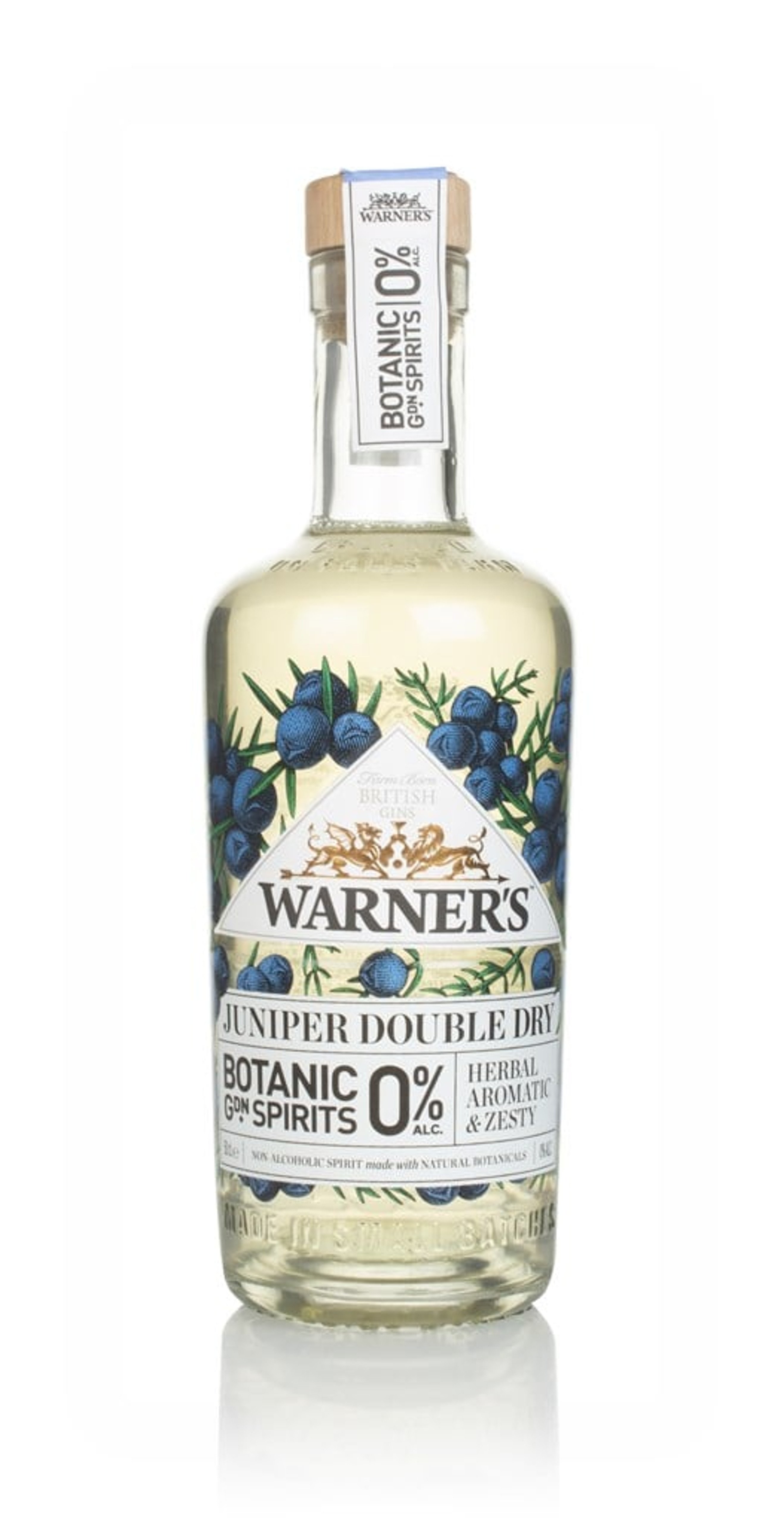 Warner's Juniper Double Dry 0% Botanic Garden Spirit 50cl