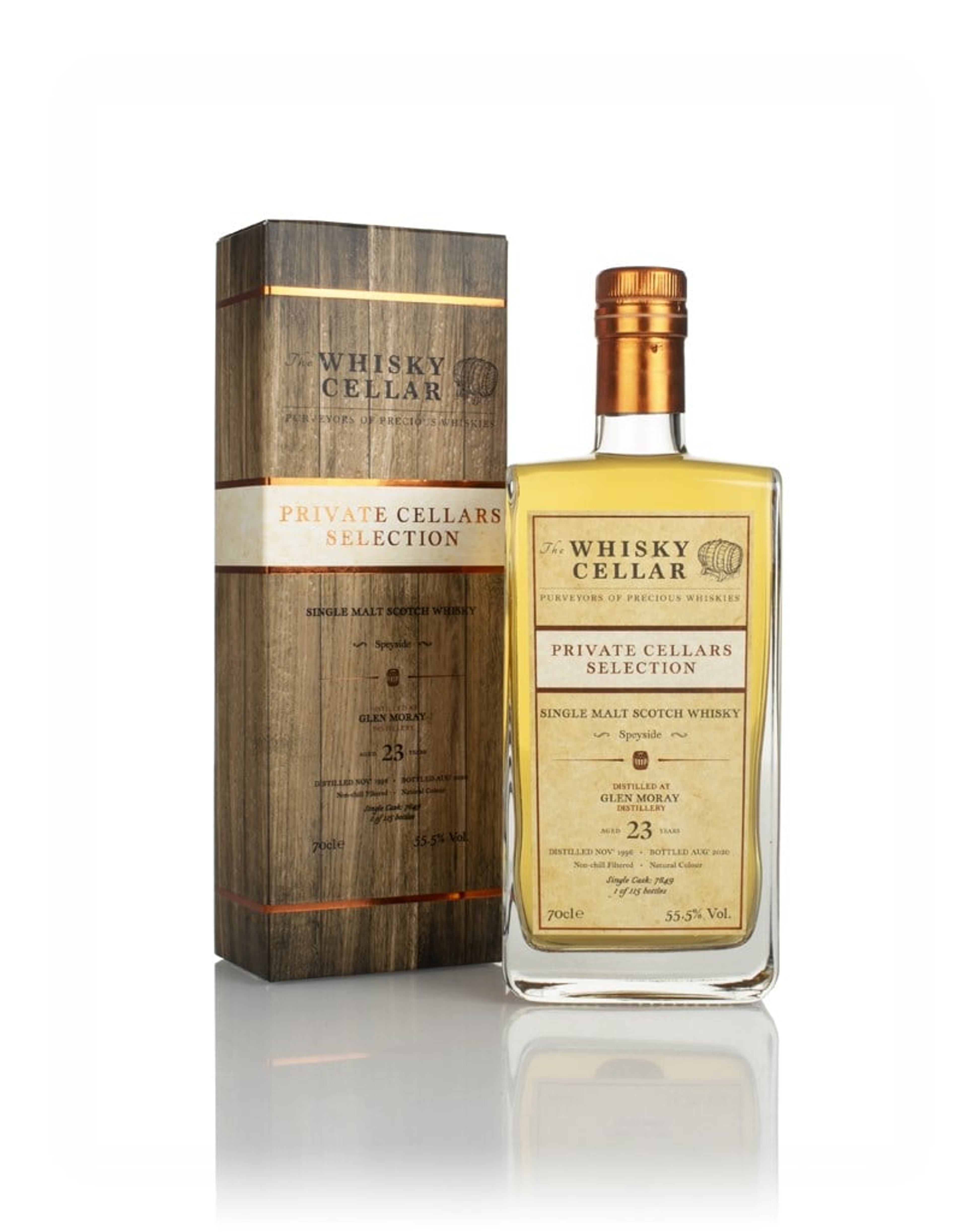 Glen Moray 23 Year Old 1996 (cask 7849) - The Whisky Cellar 70cl