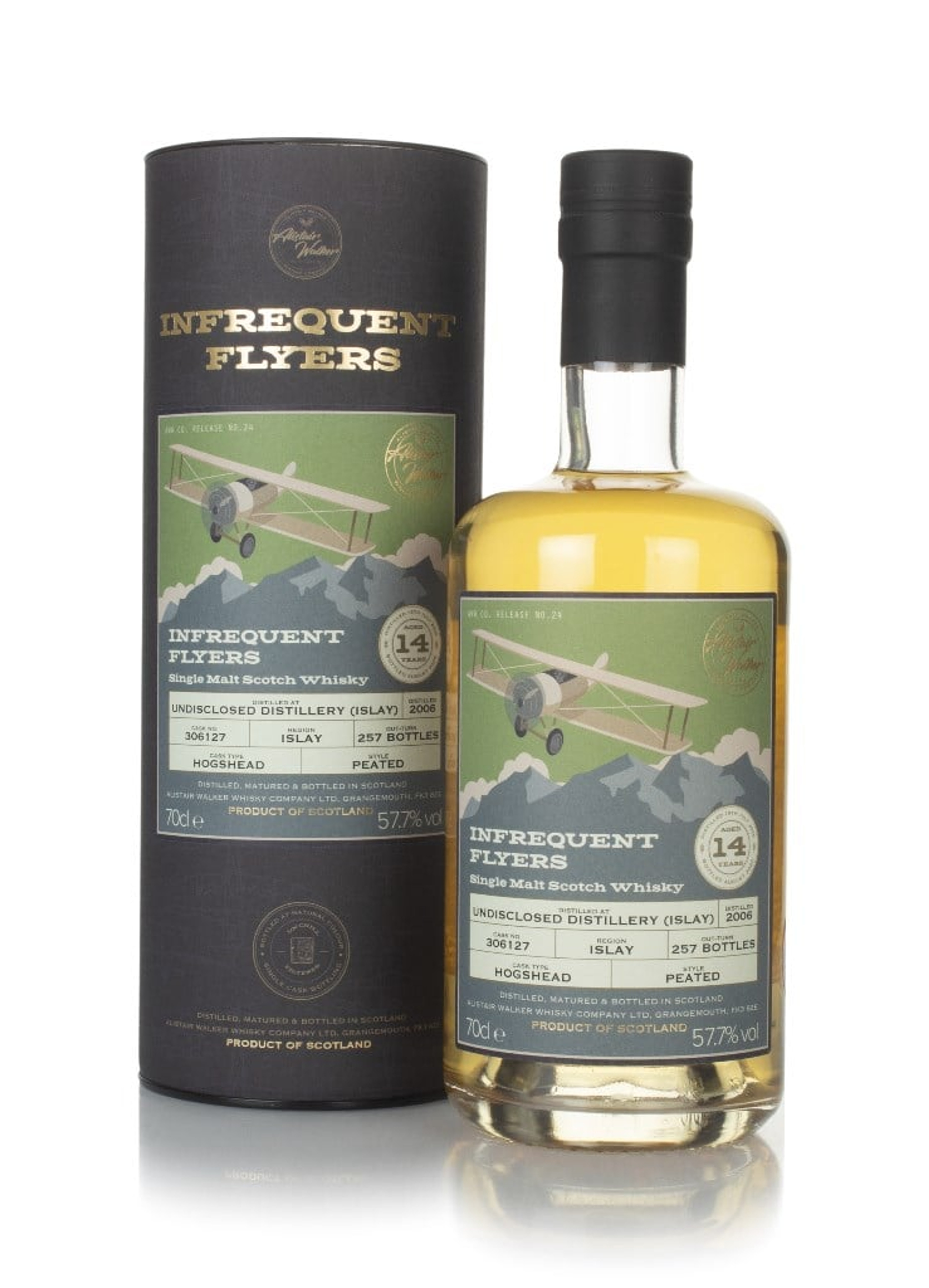 Undisclosed Islay 14 Year Old 2006 (cask 306127) - Infrequent Flyers (Alistair Walker) 70cl