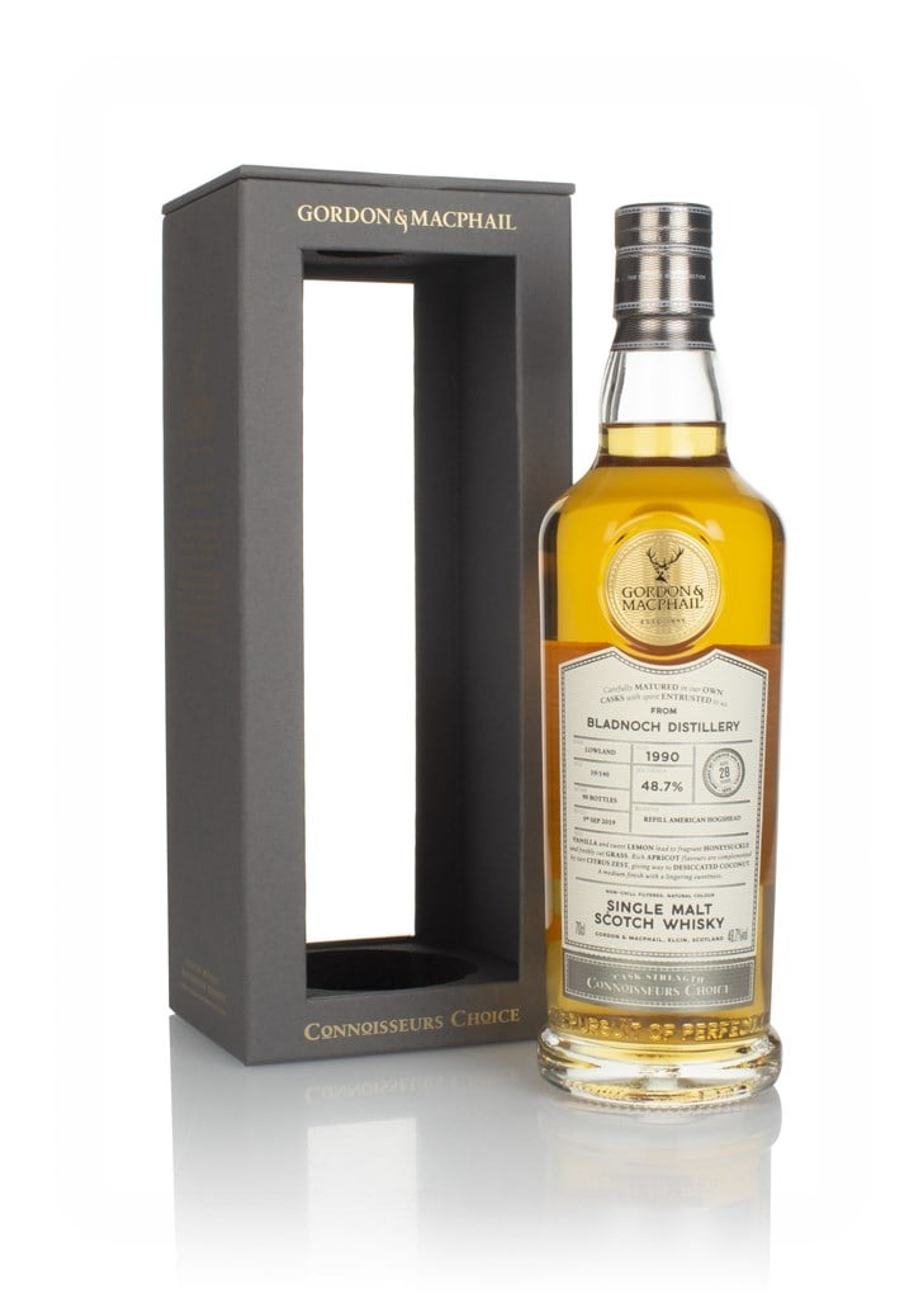 Bladnoch 28 Year Old 1990 (batch 19/140) - Connoisseurs Choice (Gordon & MacPhail) 70cl