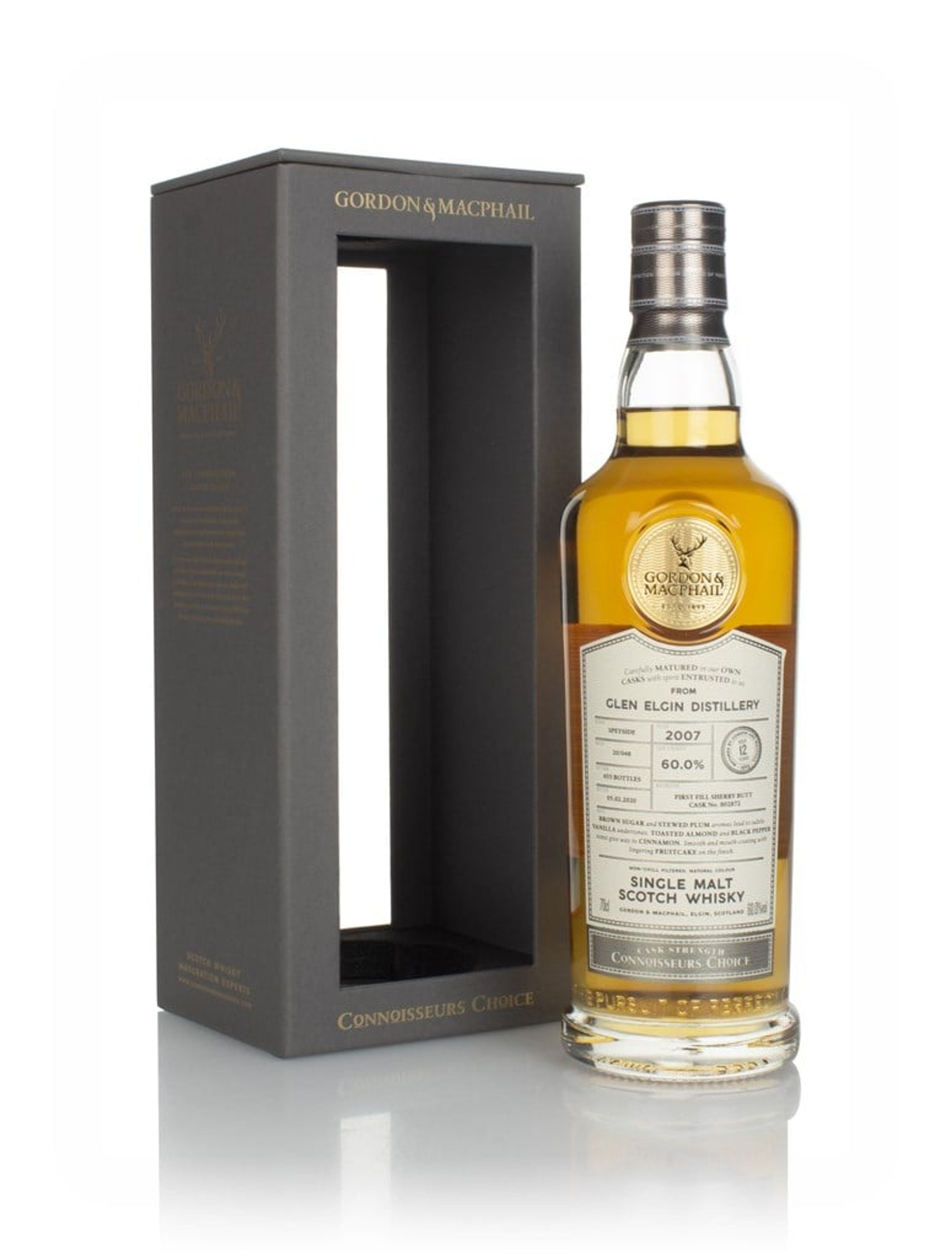 Glen Elgin 12 Year Old 2007 (batch 20/048) - Connoisseurs Choice (Gordon & MacPhail) 70cl