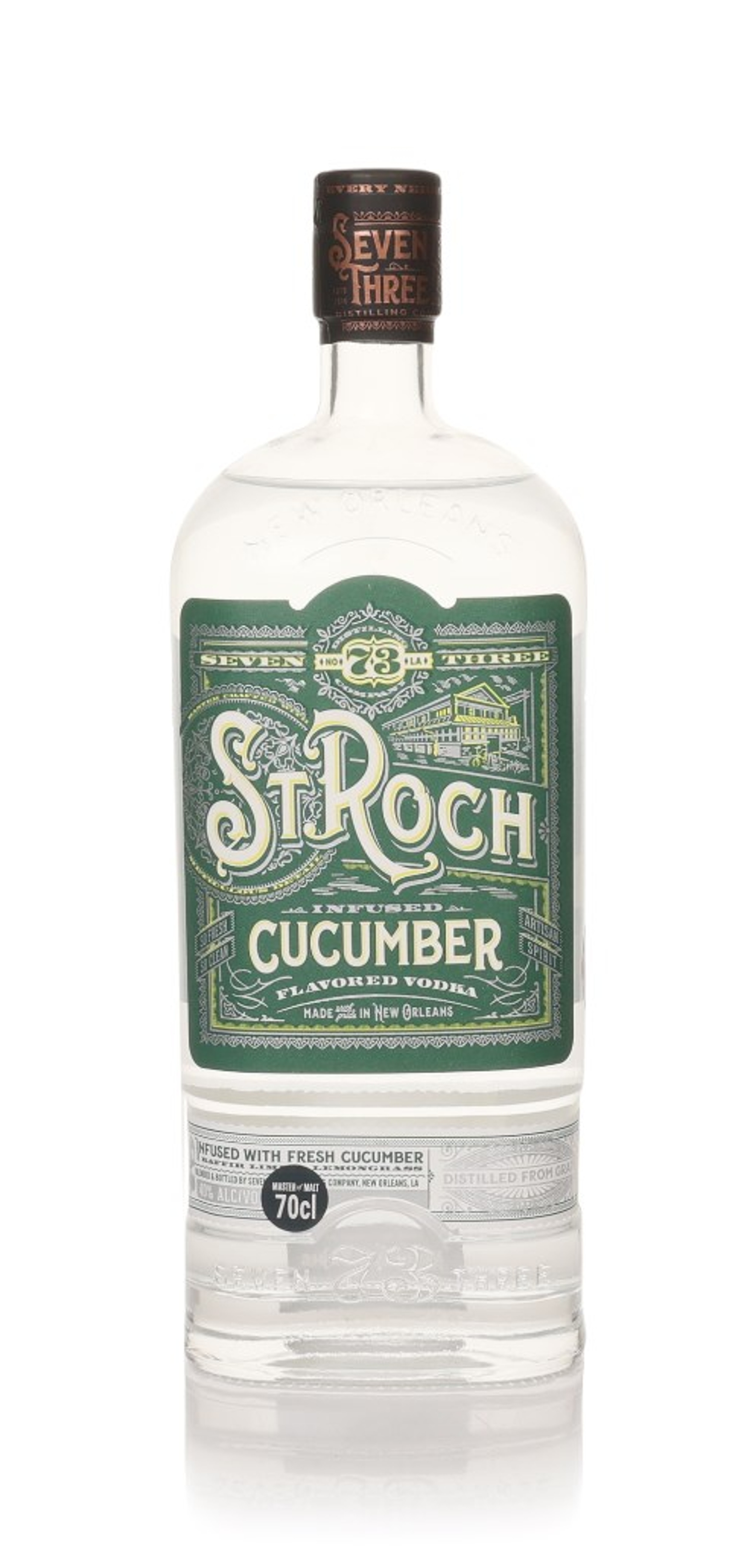 Seven Three Distilling St. Roch Cucumber Vodka 70cl