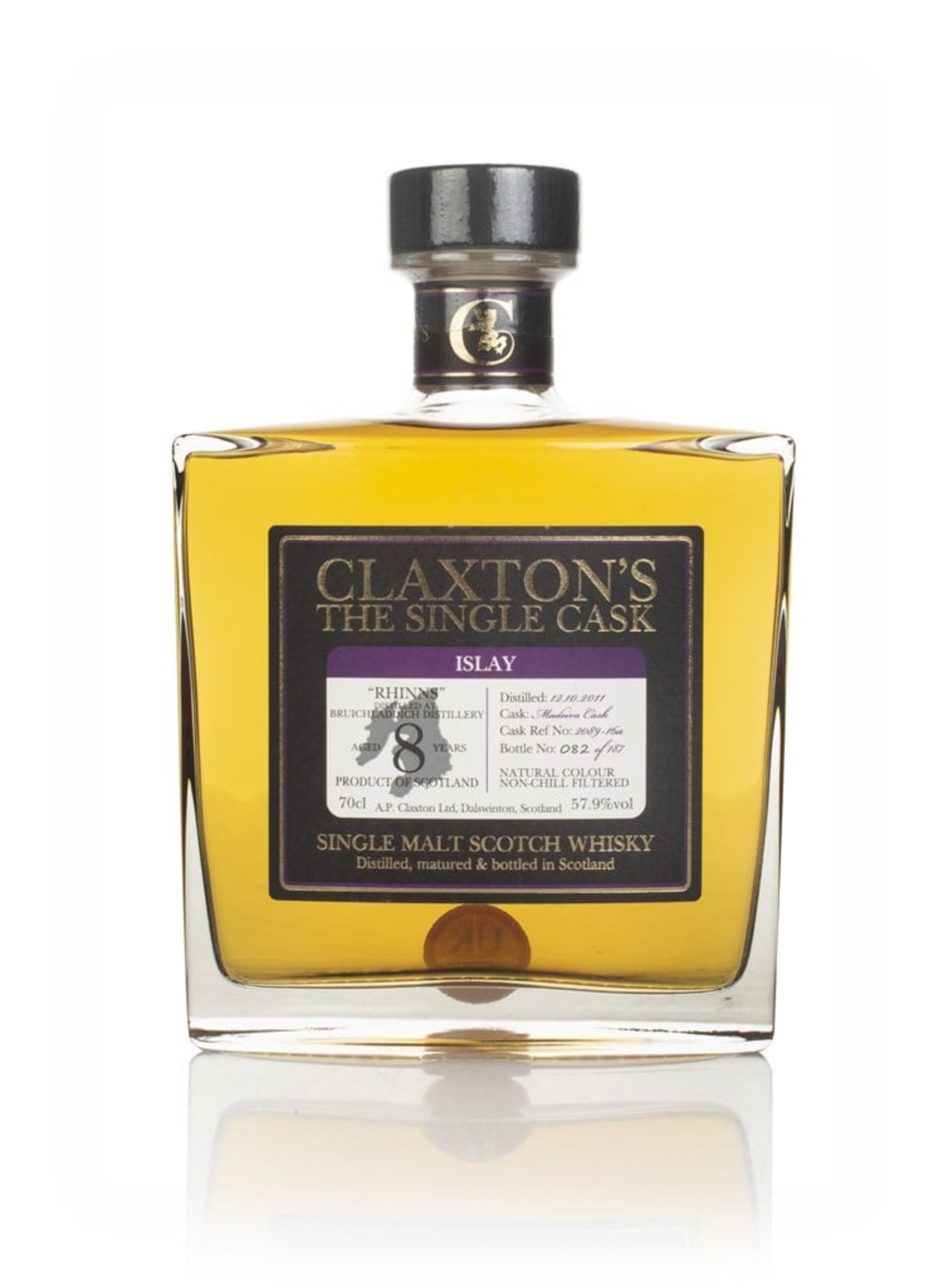 Rhinns 8 Year Old 2011 - Claxton's 70cl