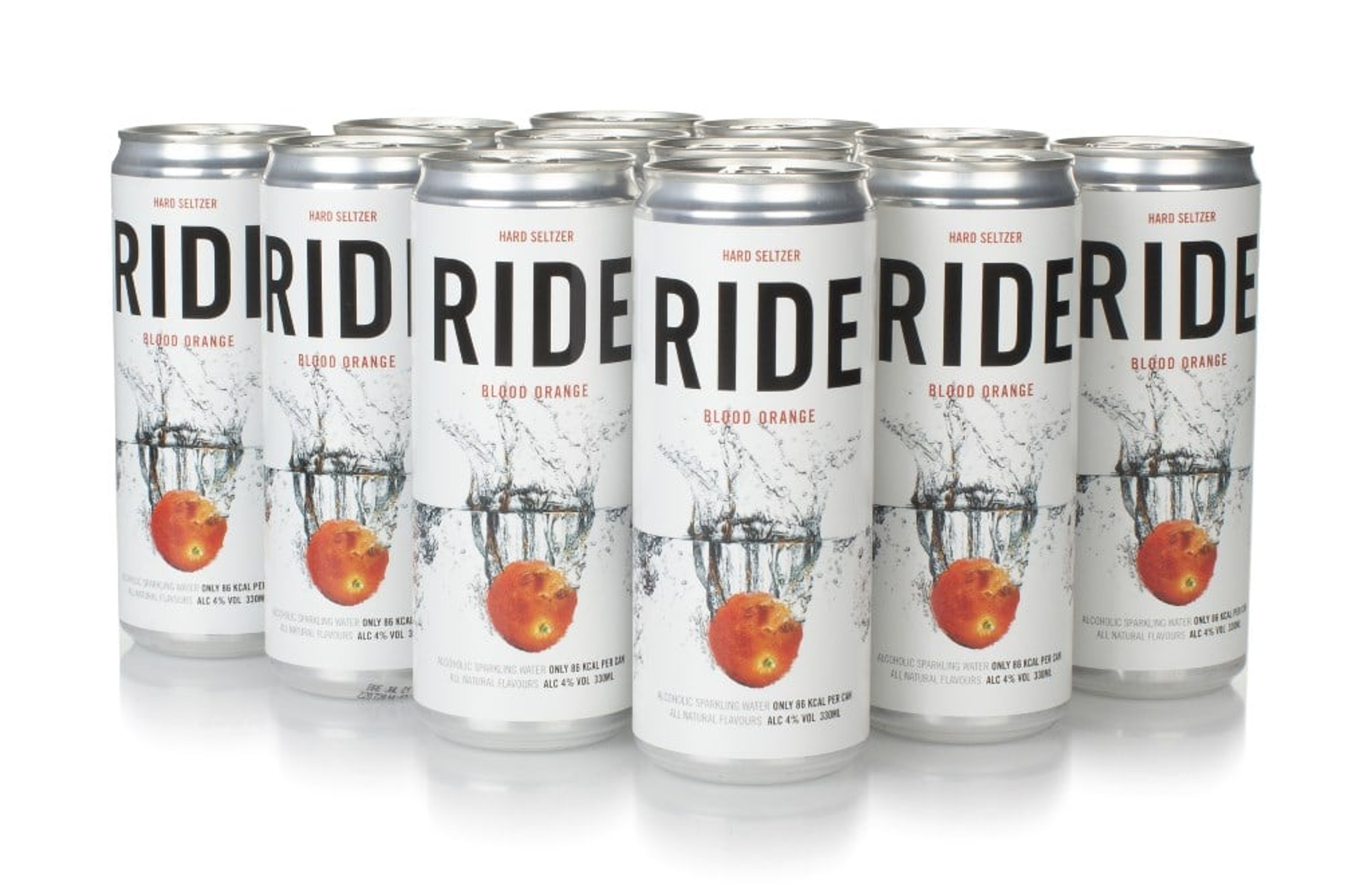 Ride Blood Orange Hard Seltzer (12 x 330ml) 396cl
