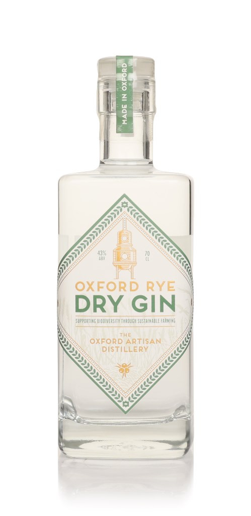 The Oxford Artisan Distillery Rye Organic Dry Gin 70cl