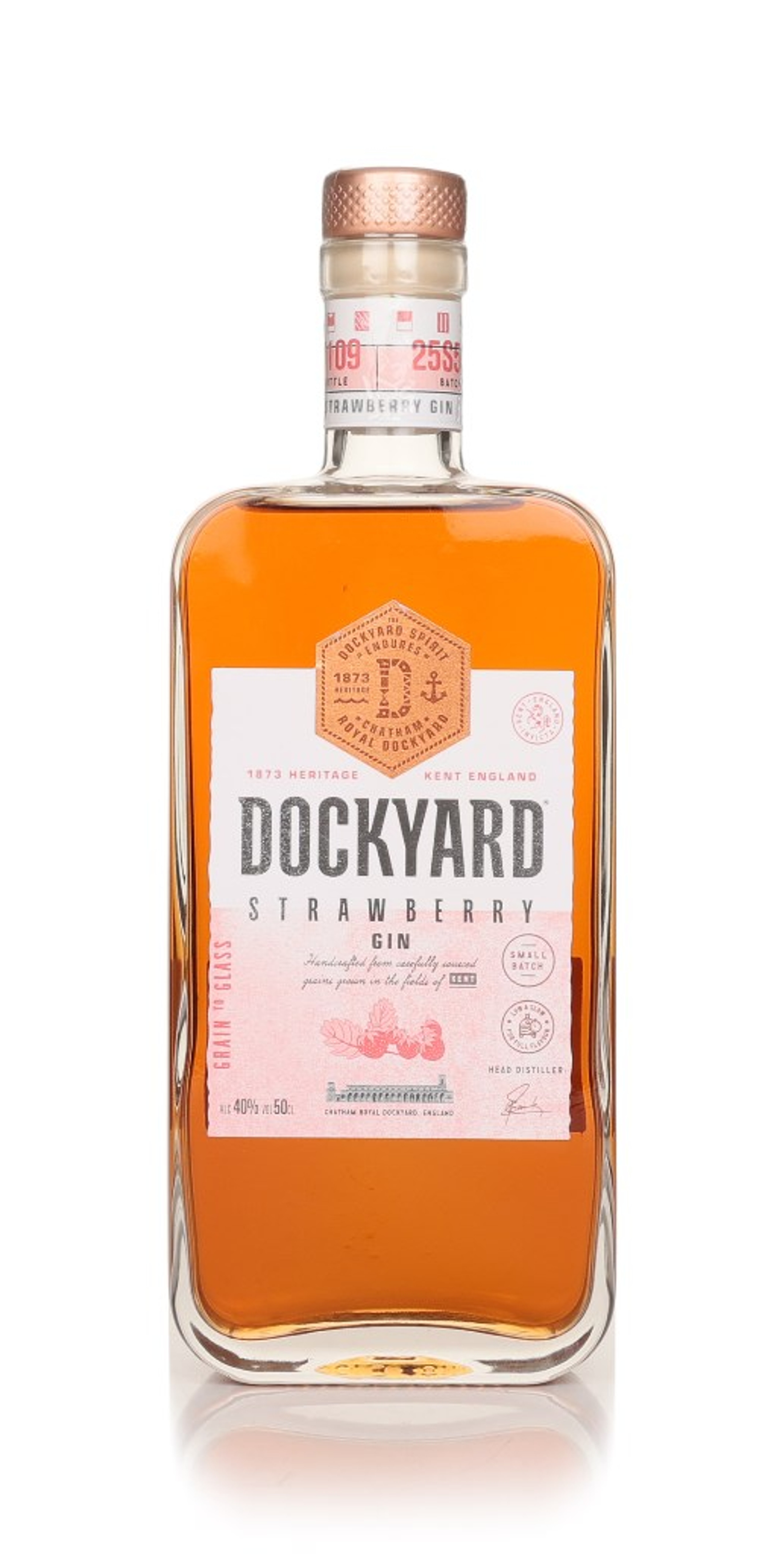 Copper Rivet Dockyard Kent Strawberry Gin 50cl