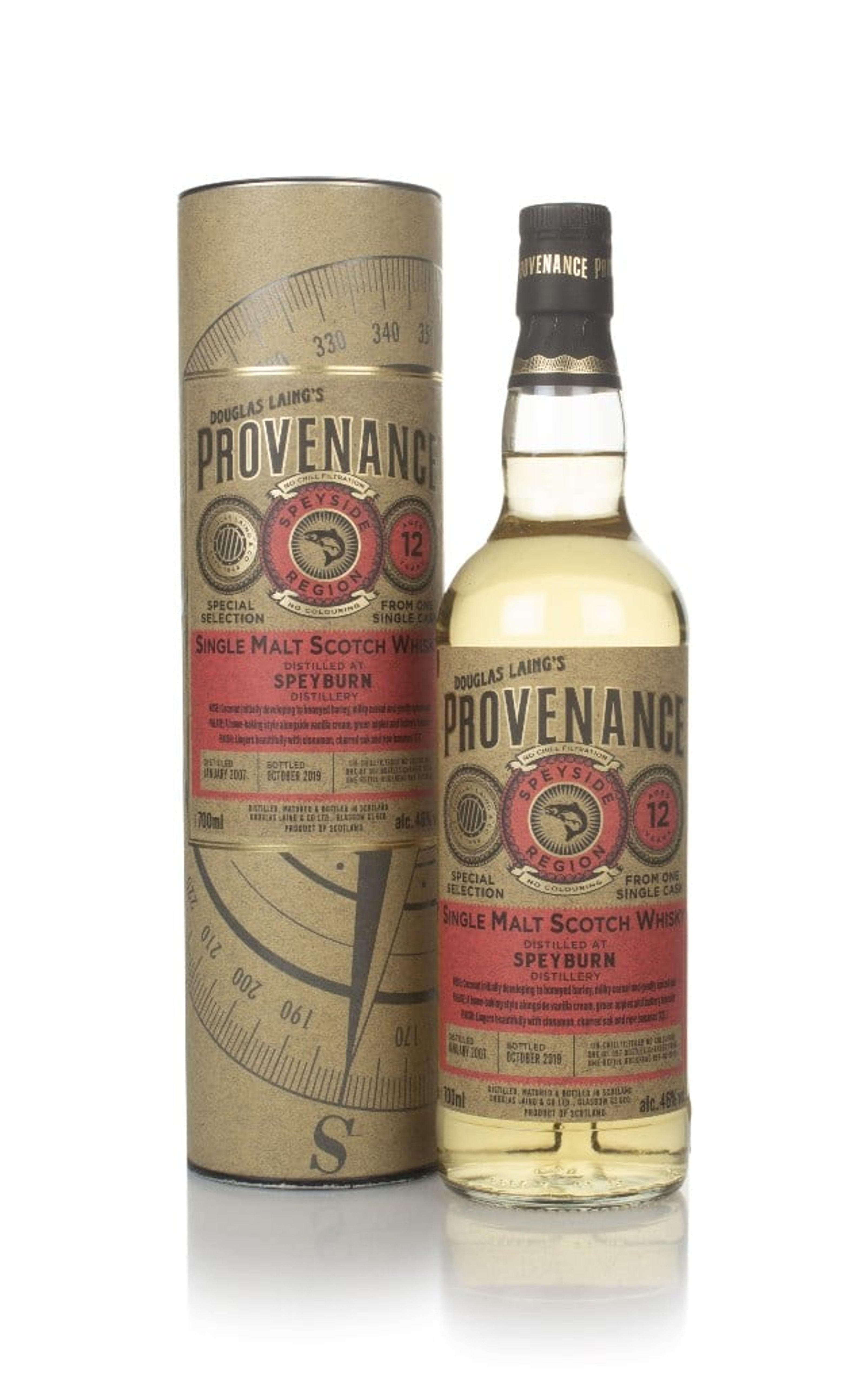 Speyburn 12 Year Old 2007 (cask 13659) - Provenance (Douglas Laing) 70cl
