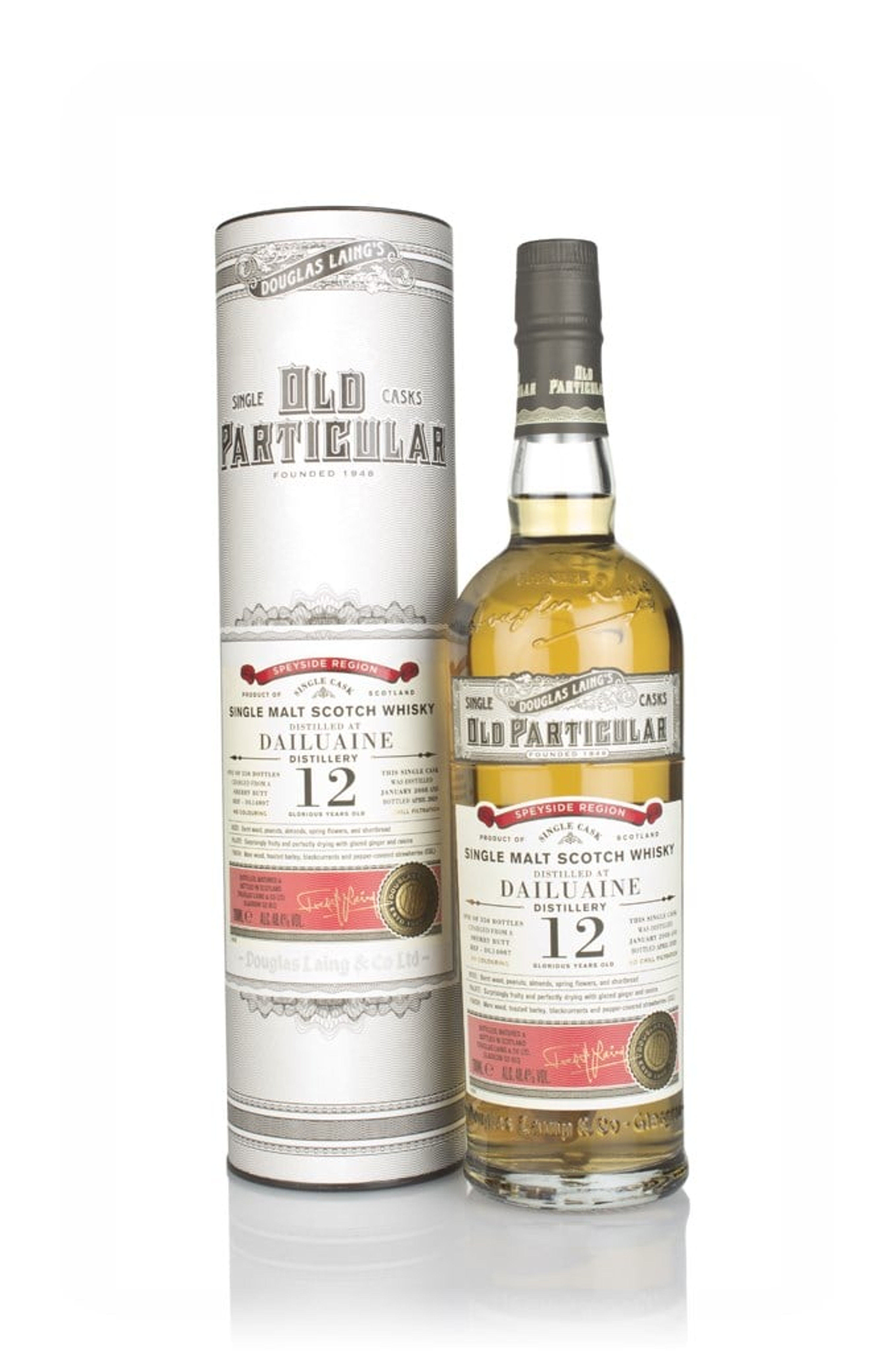 Dailuaine 12 Year Old 2008 (cask 14007) - Old Particular (Douglas Laing) 70cl