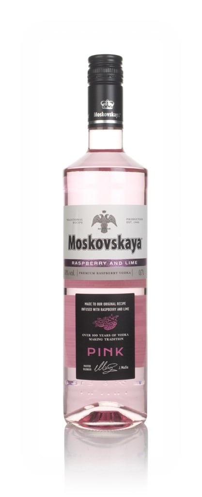 Moskovskaya Pink Raspberry & Lime Vodka 70cl