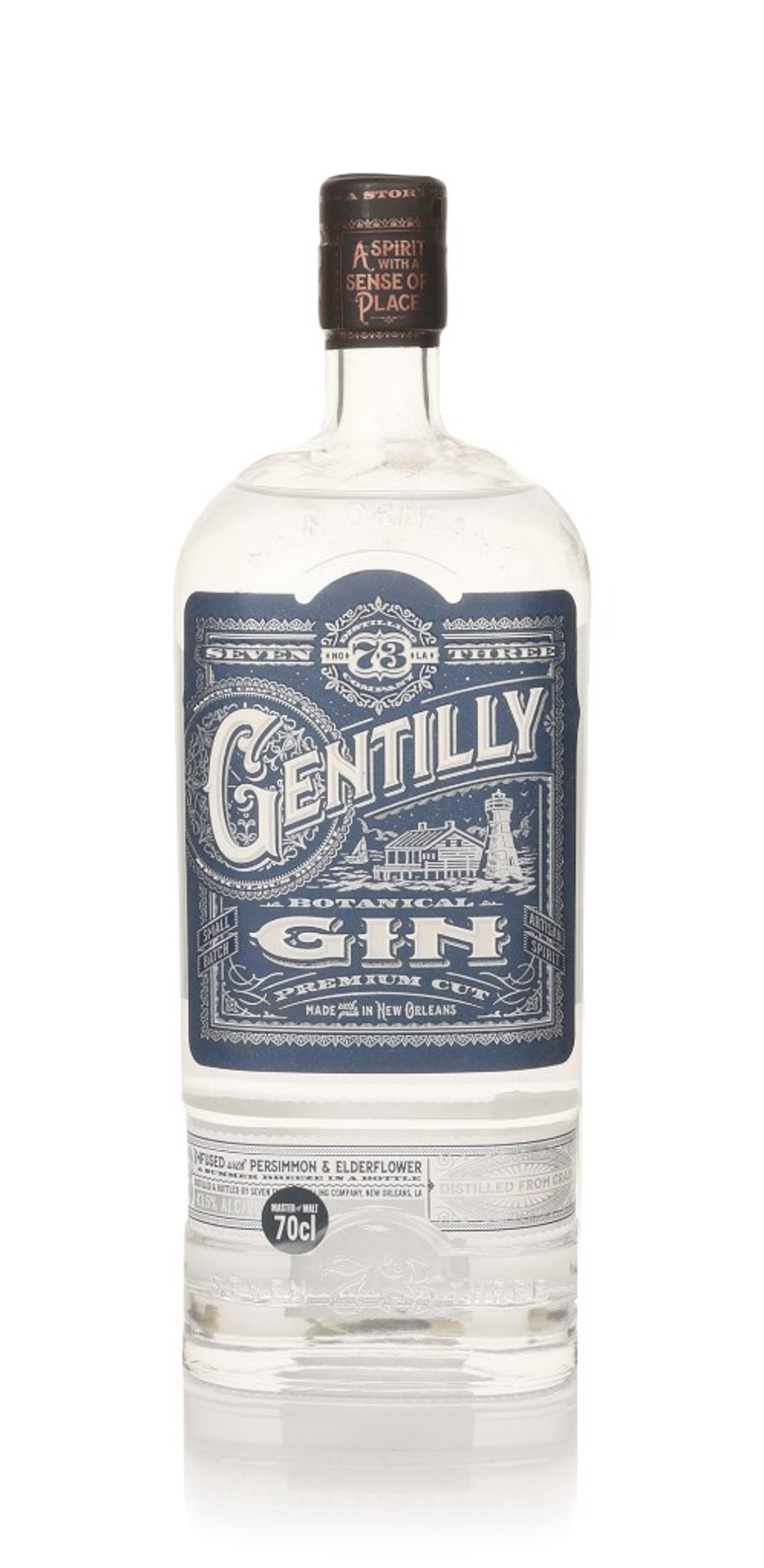 Seven Three Distilling Gentilly Gin 70cl