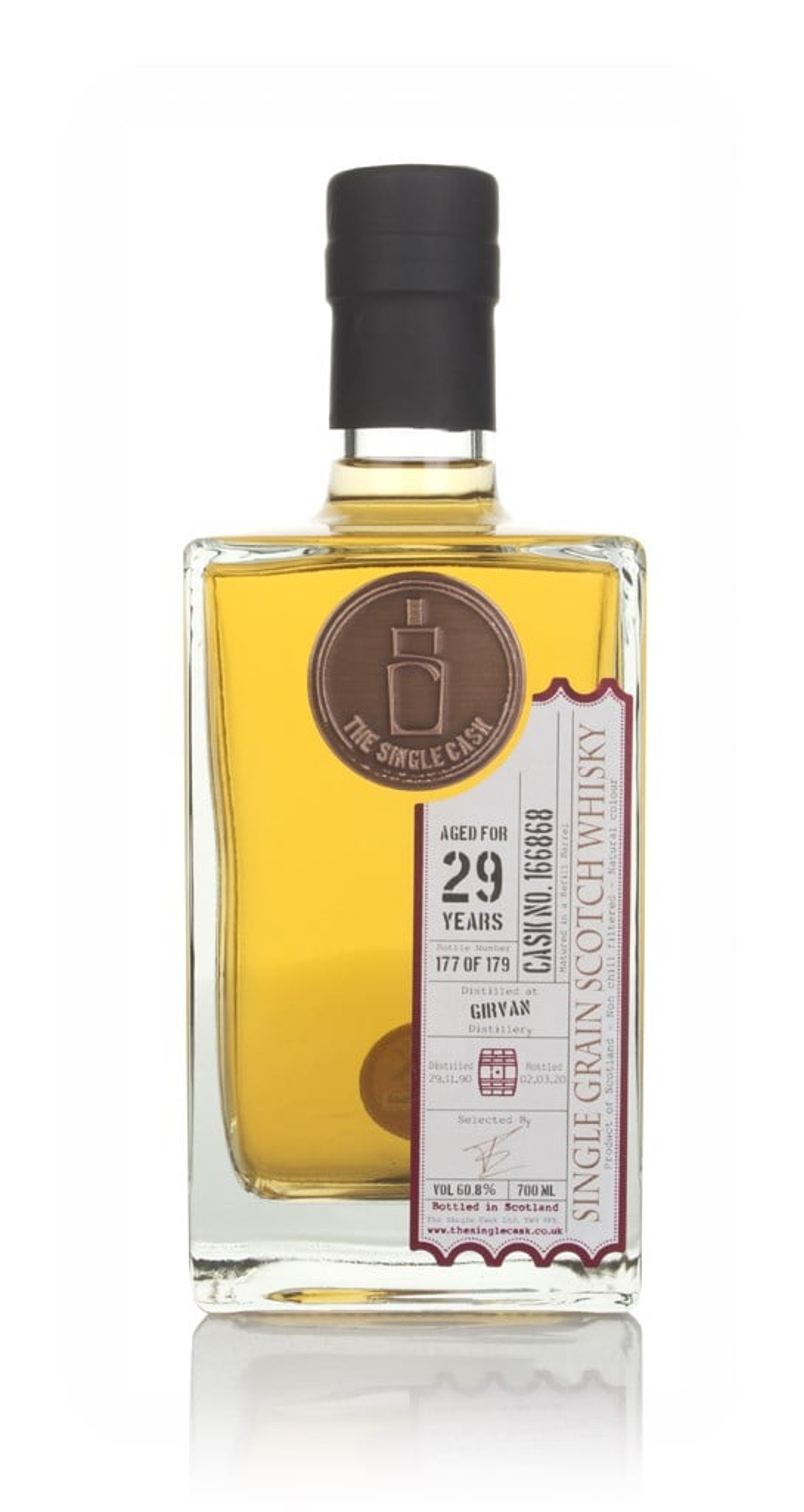 Girvan 29 Year Old 1990 (cask 166868) - The Single Cask 70cl