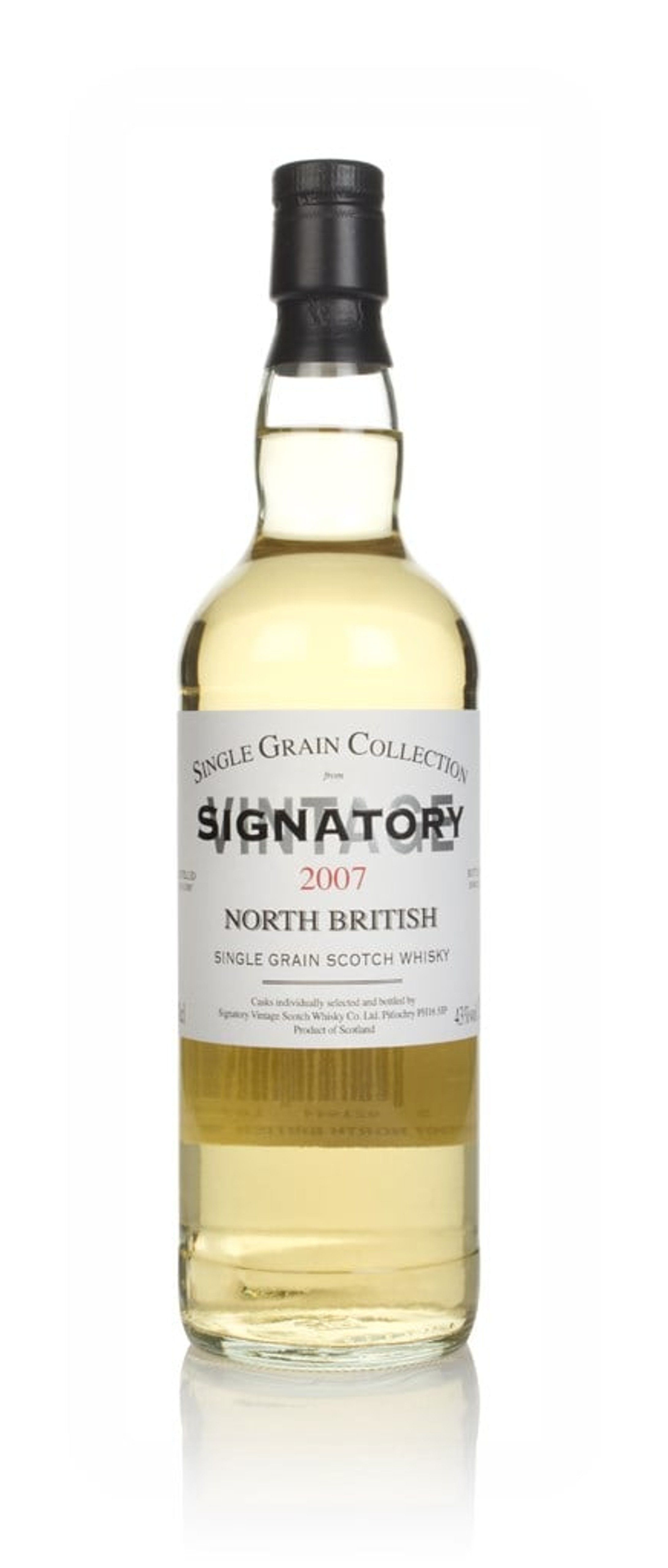 North British 12 Year Old 2007 - Single Grain Collection (Signatory) 70cl