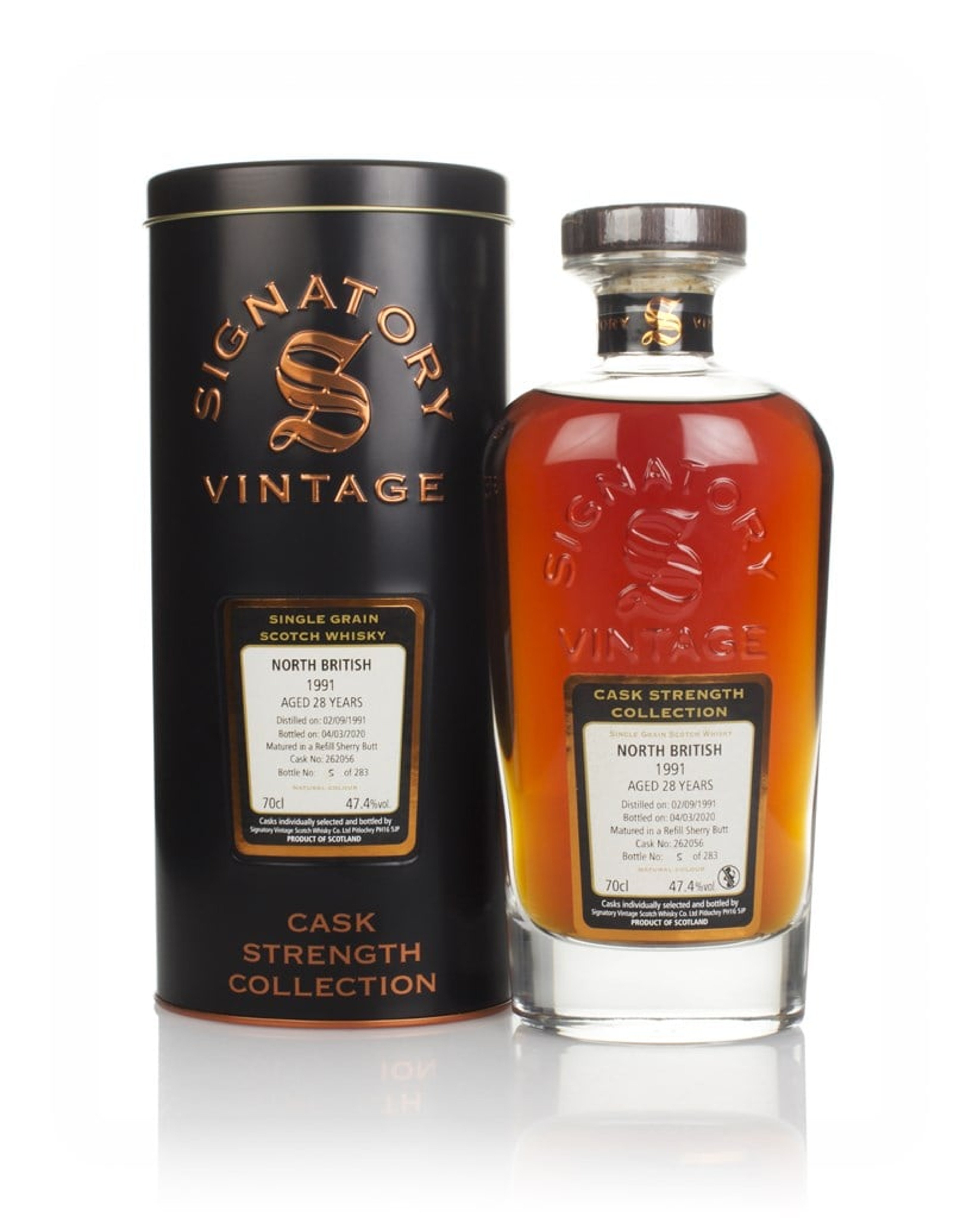North British 28 Year Old 1991 (cask 262056) - Cask Strength Collection (Signatory) 70cl