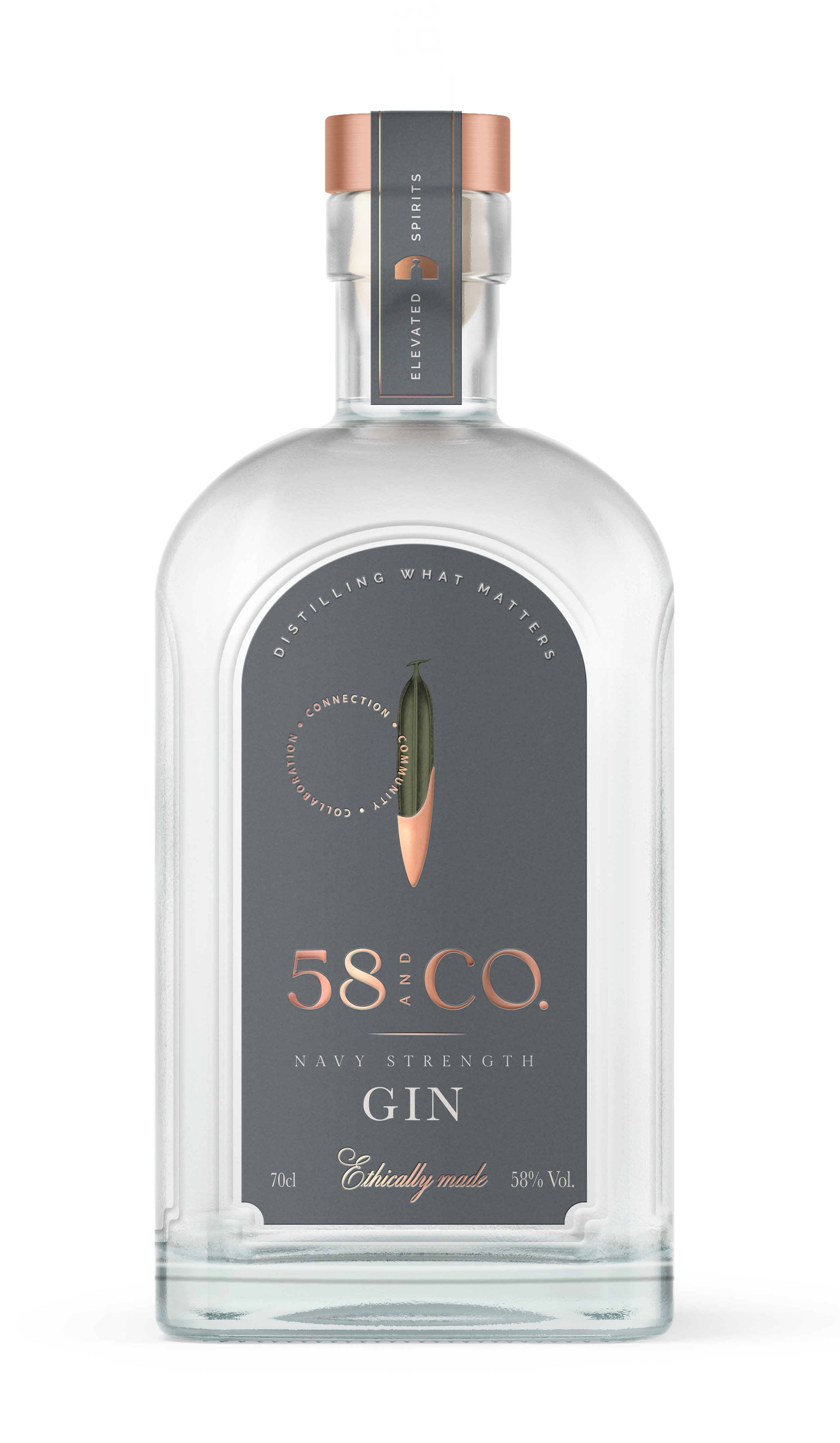 58 and Co Gin Navy Strength 70cl