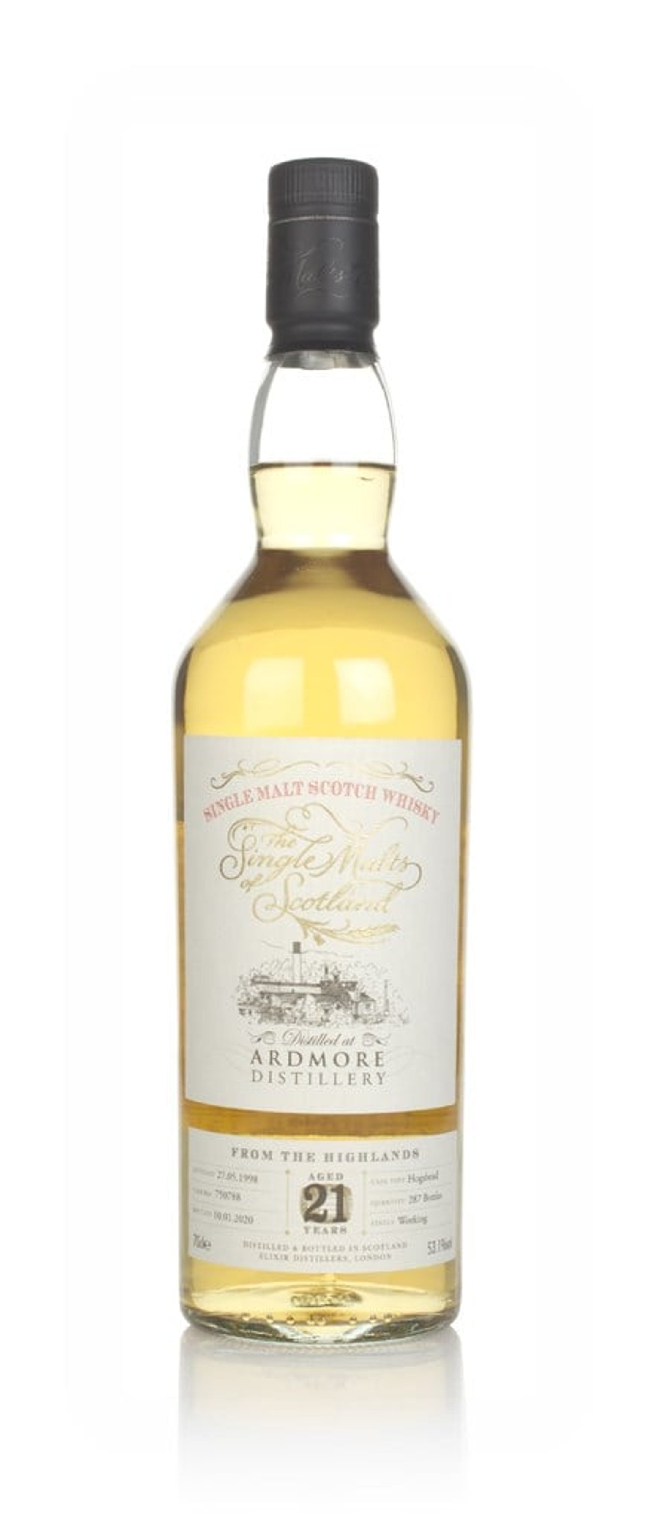 Ardmore 21 Year Old 1998 (cask 750788) - The Single Malts of Scotland 70cl