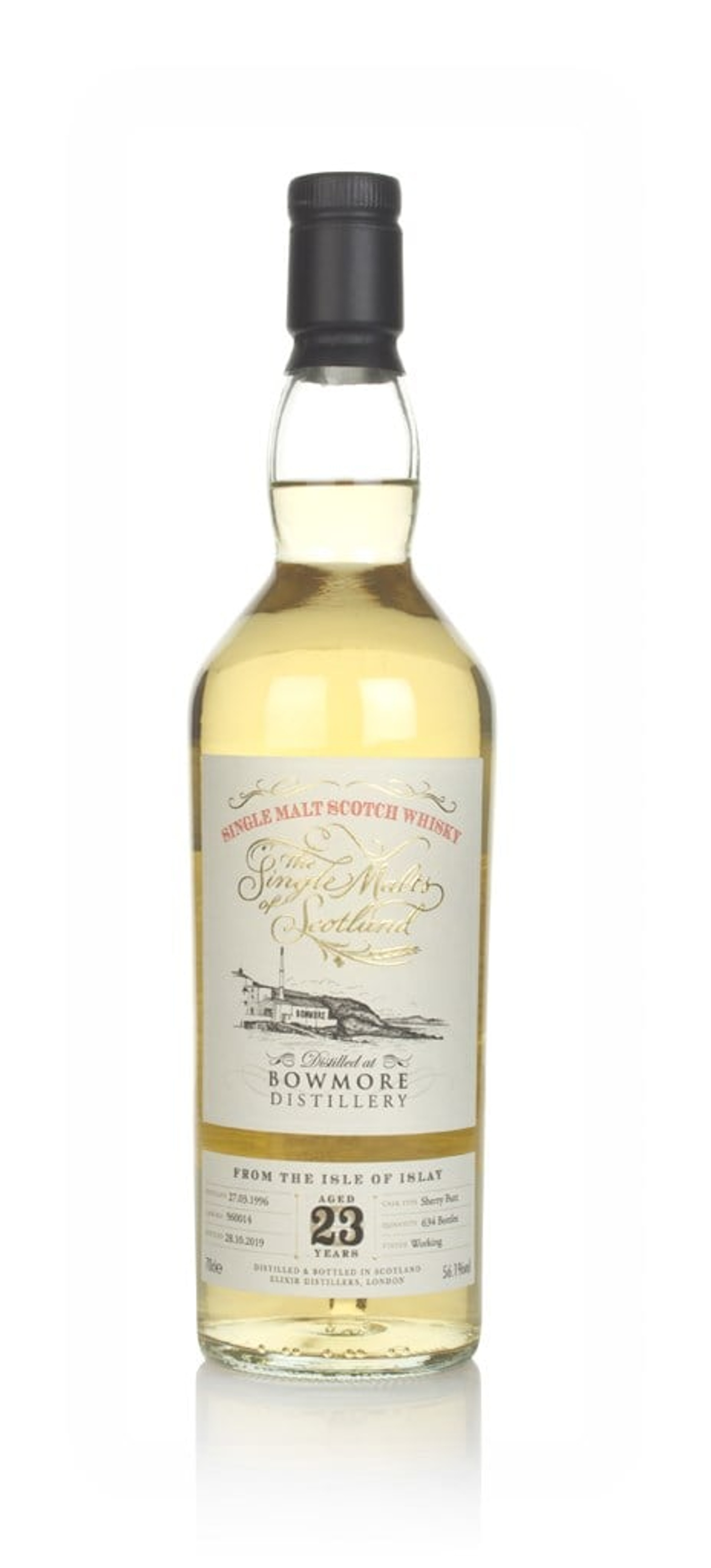 Bowmore 23 Year Old 1996 (cask 960014) - The Single Malts of Scotland 70cl