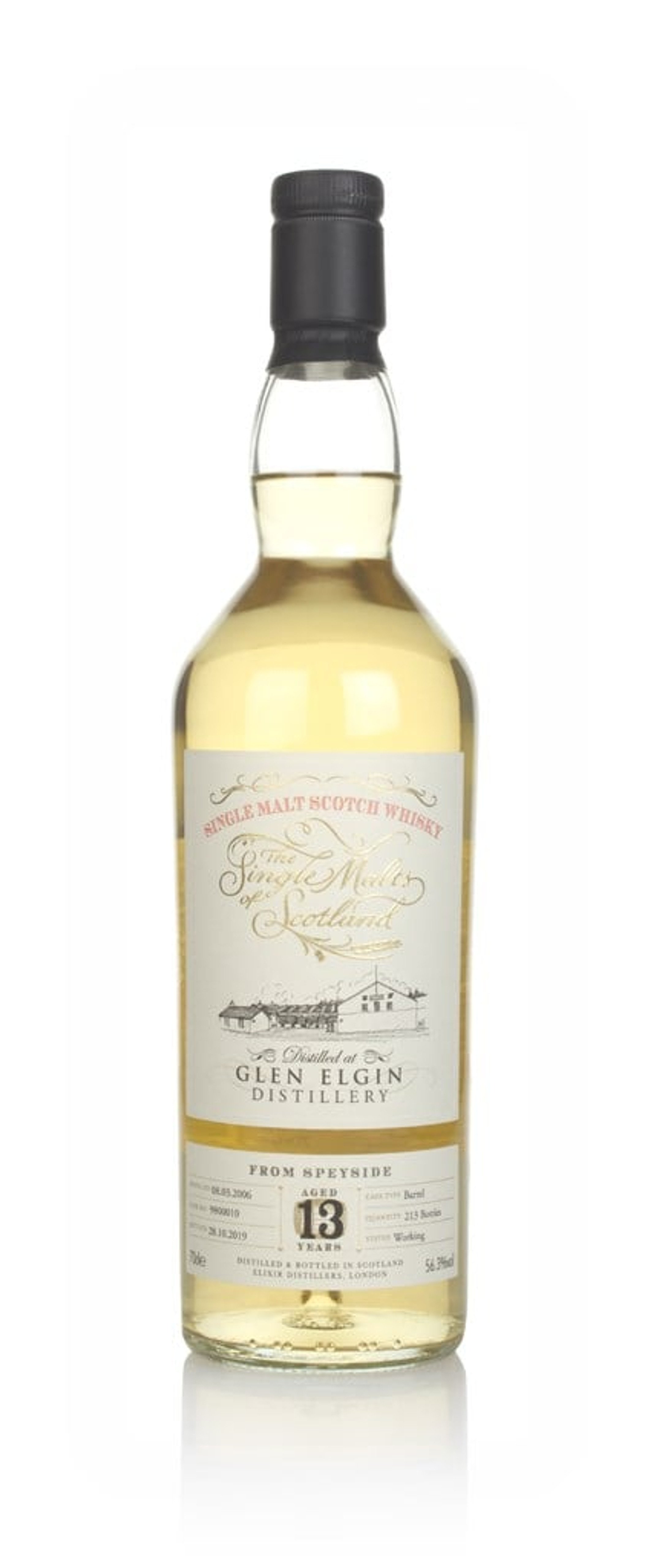 Glen Elgin 13 Year Old 2006 (cask 9800010) - The Single Malts of Scotland 70cl