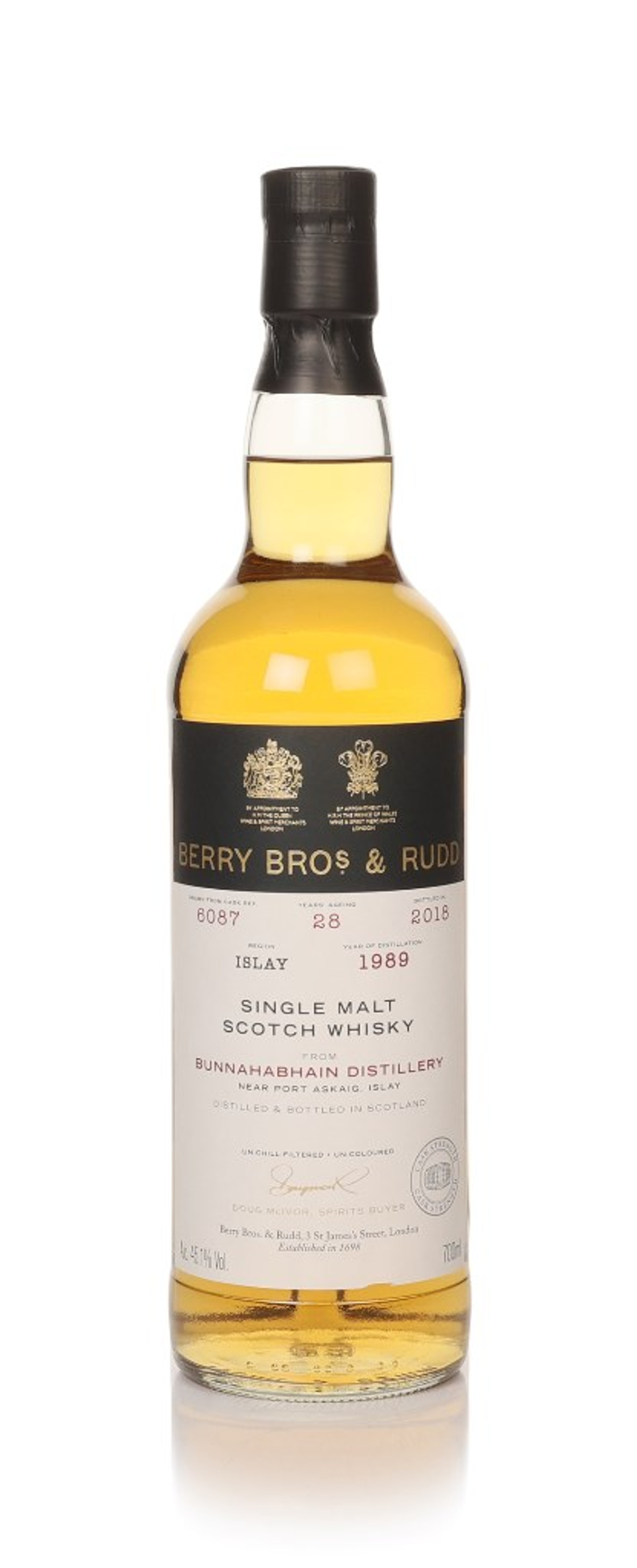 Bunnahabhain 28 Year Old 1989 (cask 6087) - Berry Bros. & Rudd 70cl