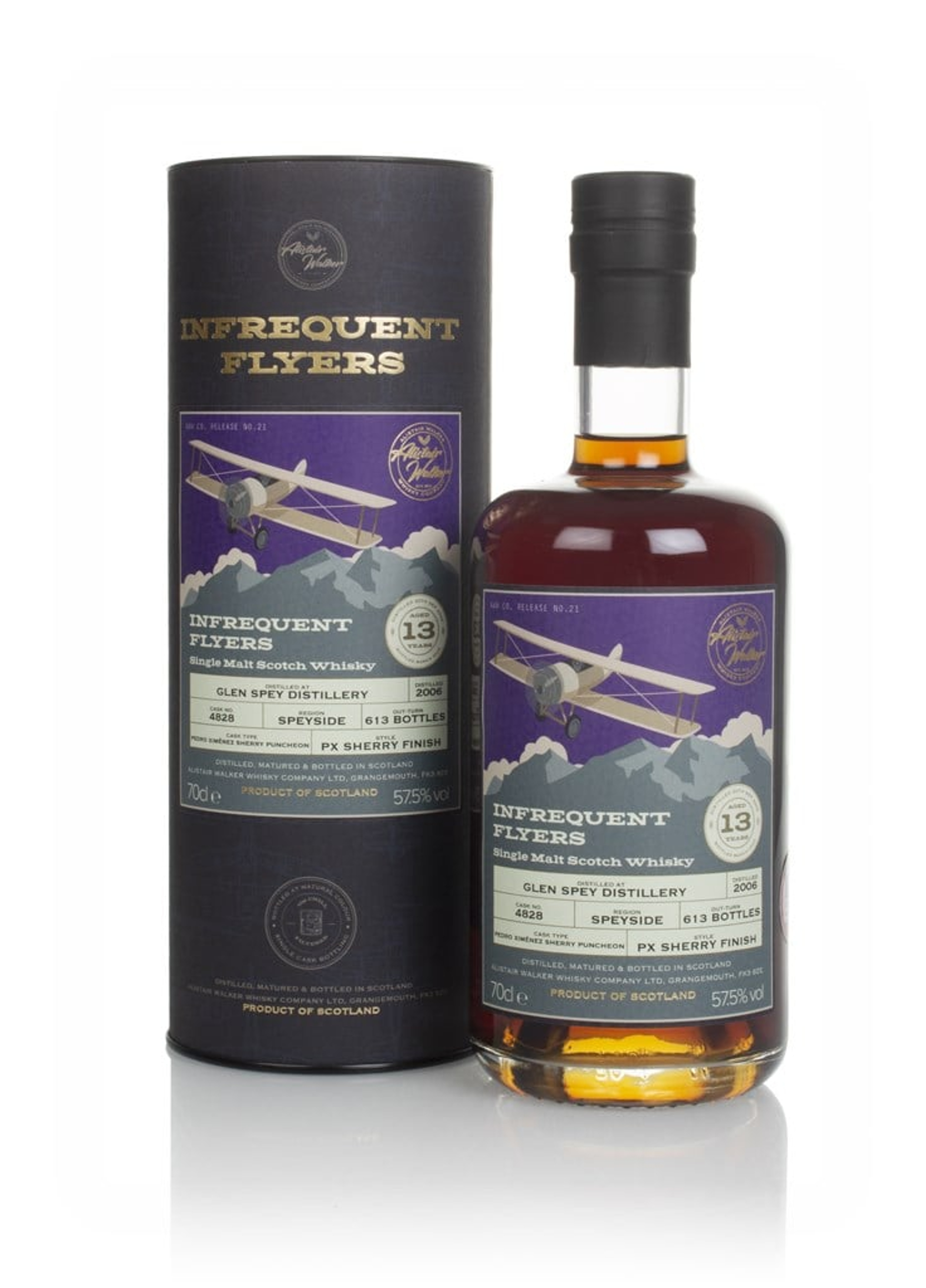 Glen Spey 13 Year Old 2006 (cask 4828) - Infrequent Flyers (Alistair Walker) 70cl
