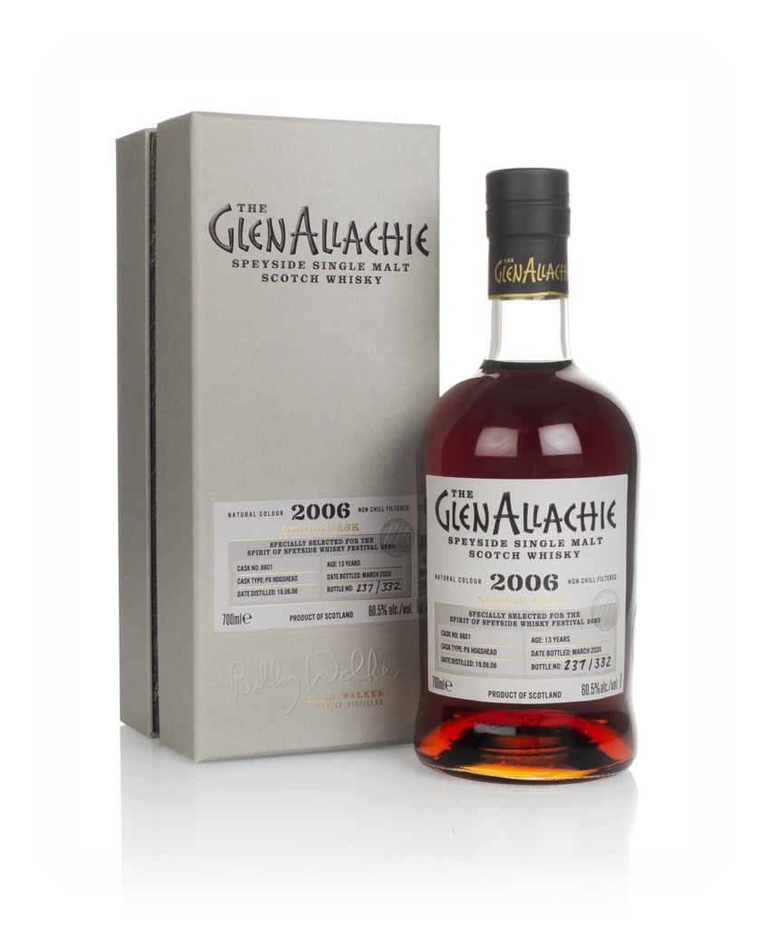 GlenAllachie 13 Year Old 2006 (cask 6601) - Pedro Ximénez Sherry Hogshead (Spirit of Speyside 2020) 70cl