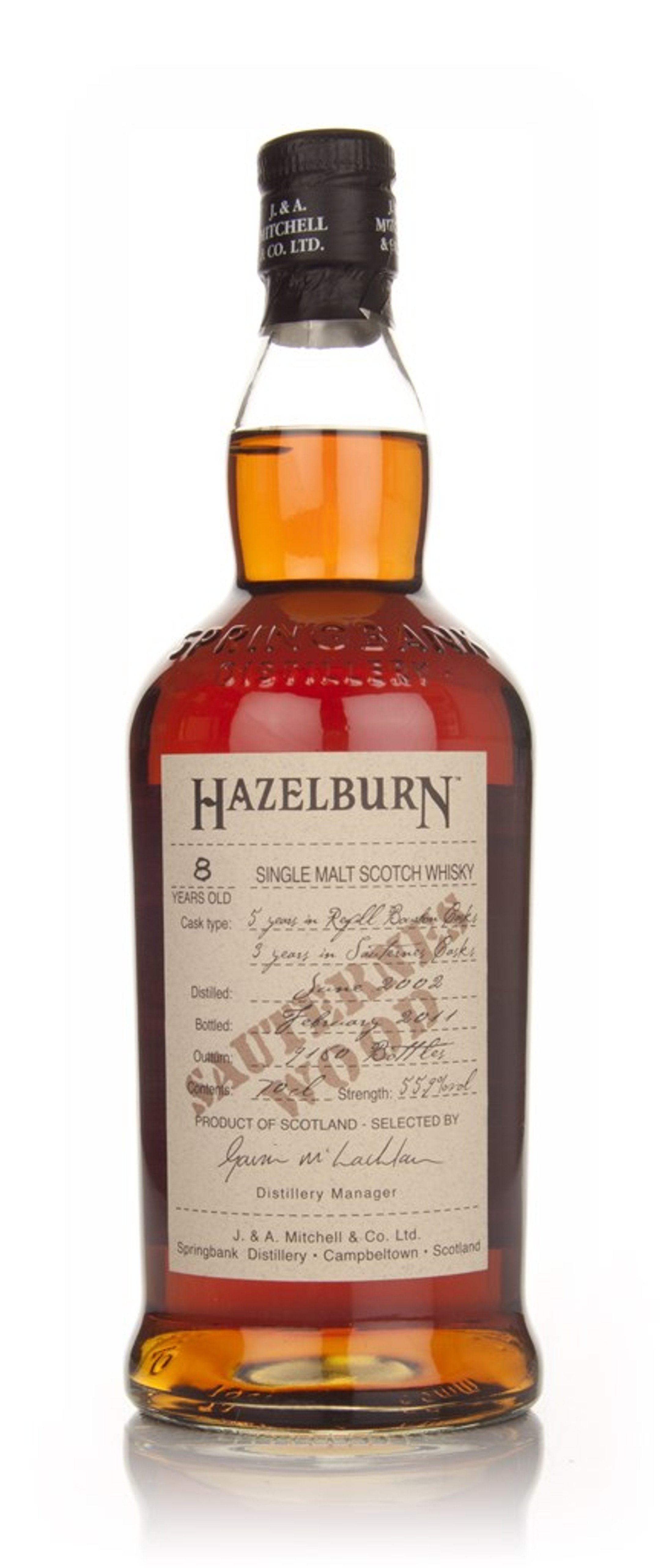 Hazelburn 8 Year Old 2002 - Sauternes Wood 70cl