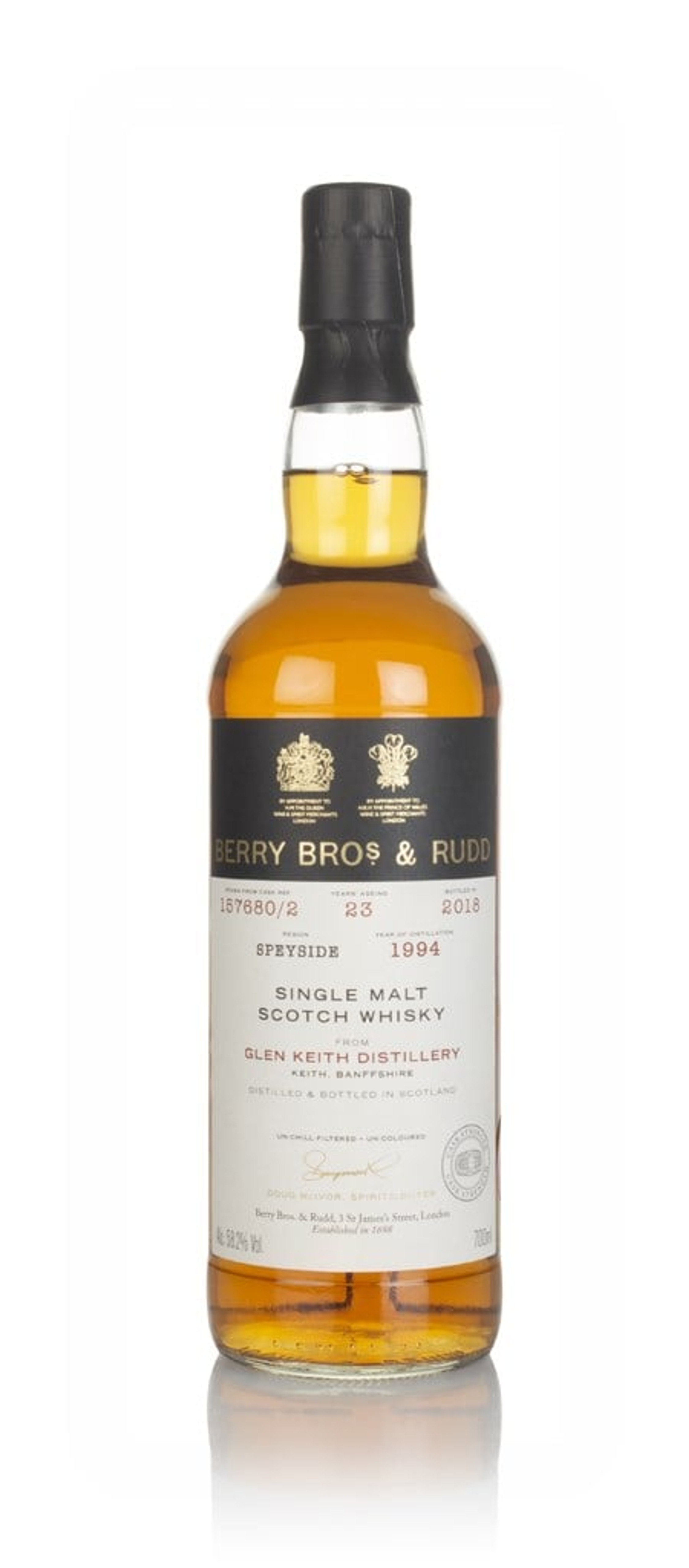 Glen Keith 23 Year Old 1994 (cask 157680/2) - Berry Bros. & Rudd 70cl
