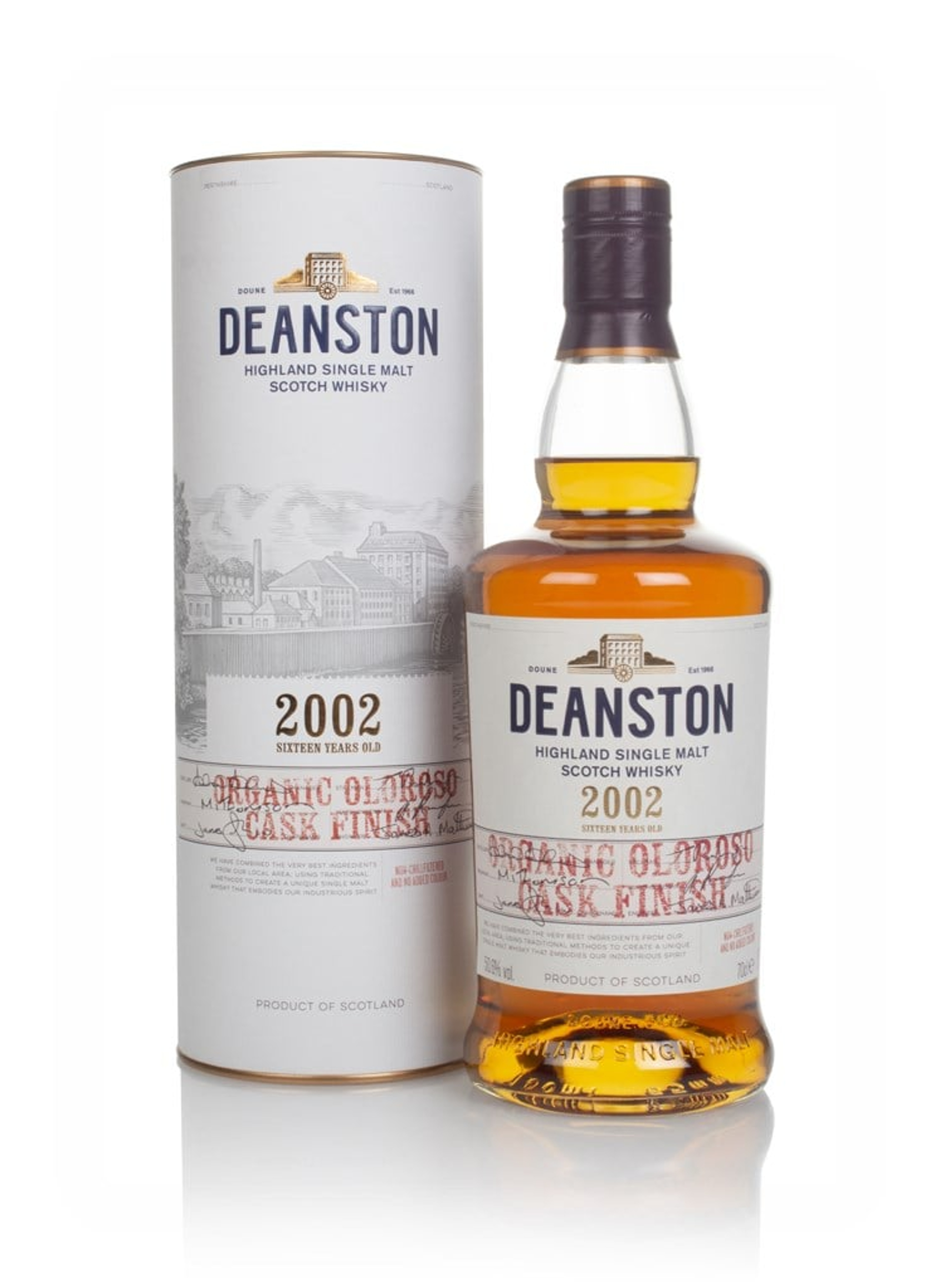 Deanston 16 Year Old 2002 Organic Oloroso Cask Finish 70cl