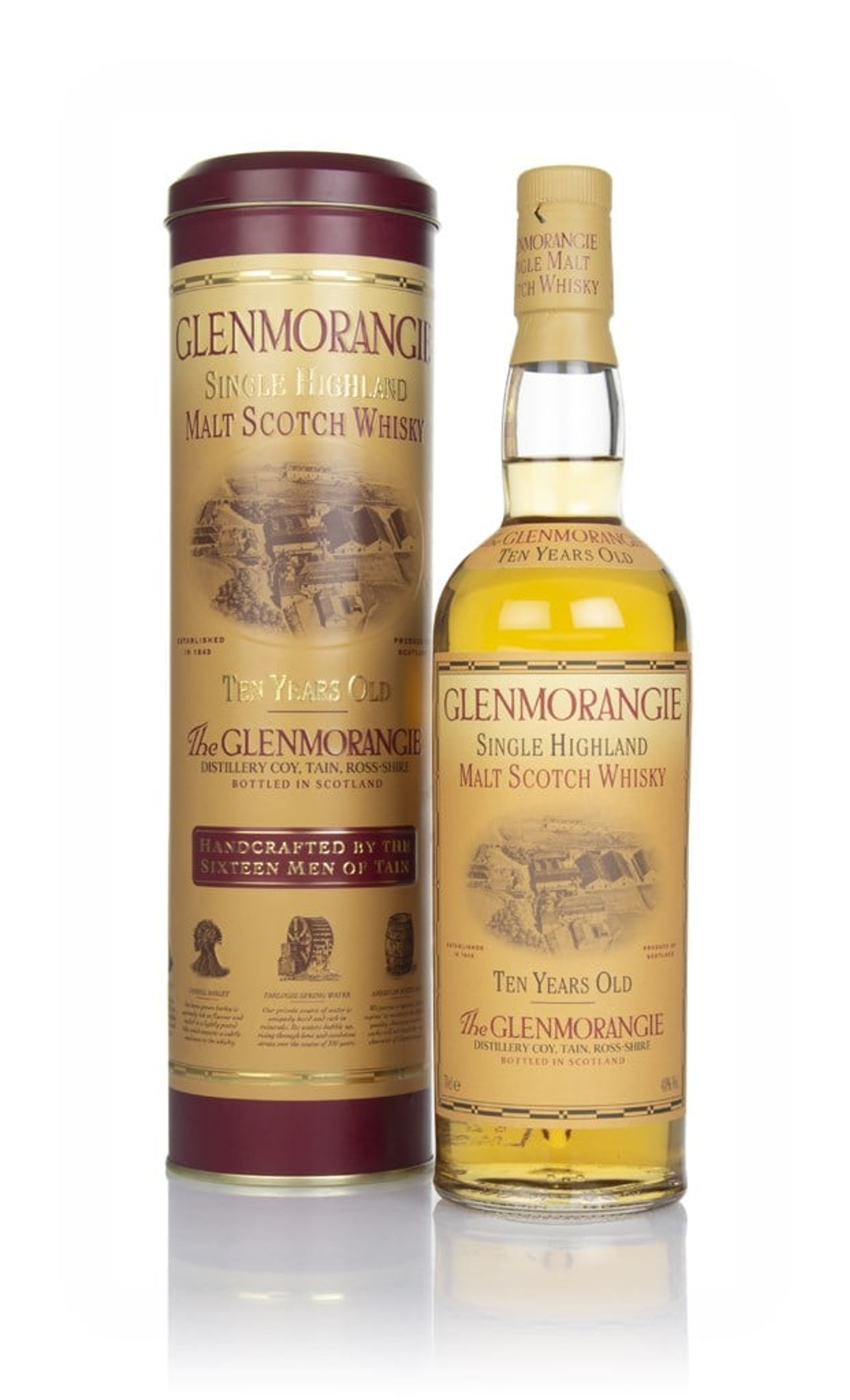 Glenmorangie 10 Year Old - 1990s 70cl