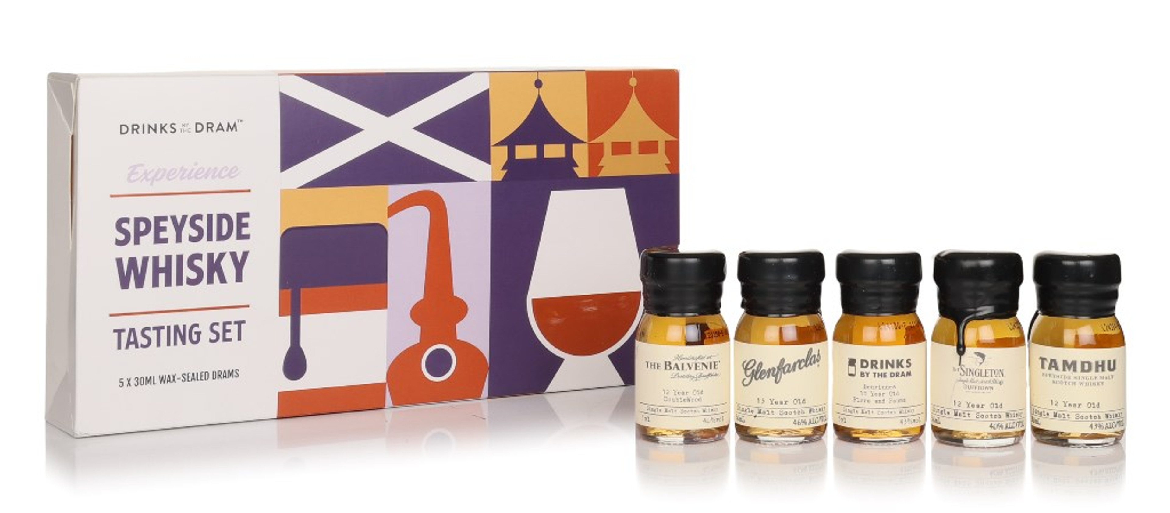Speyside Whisky Tasting Set (Scotch sleeve) 15cl