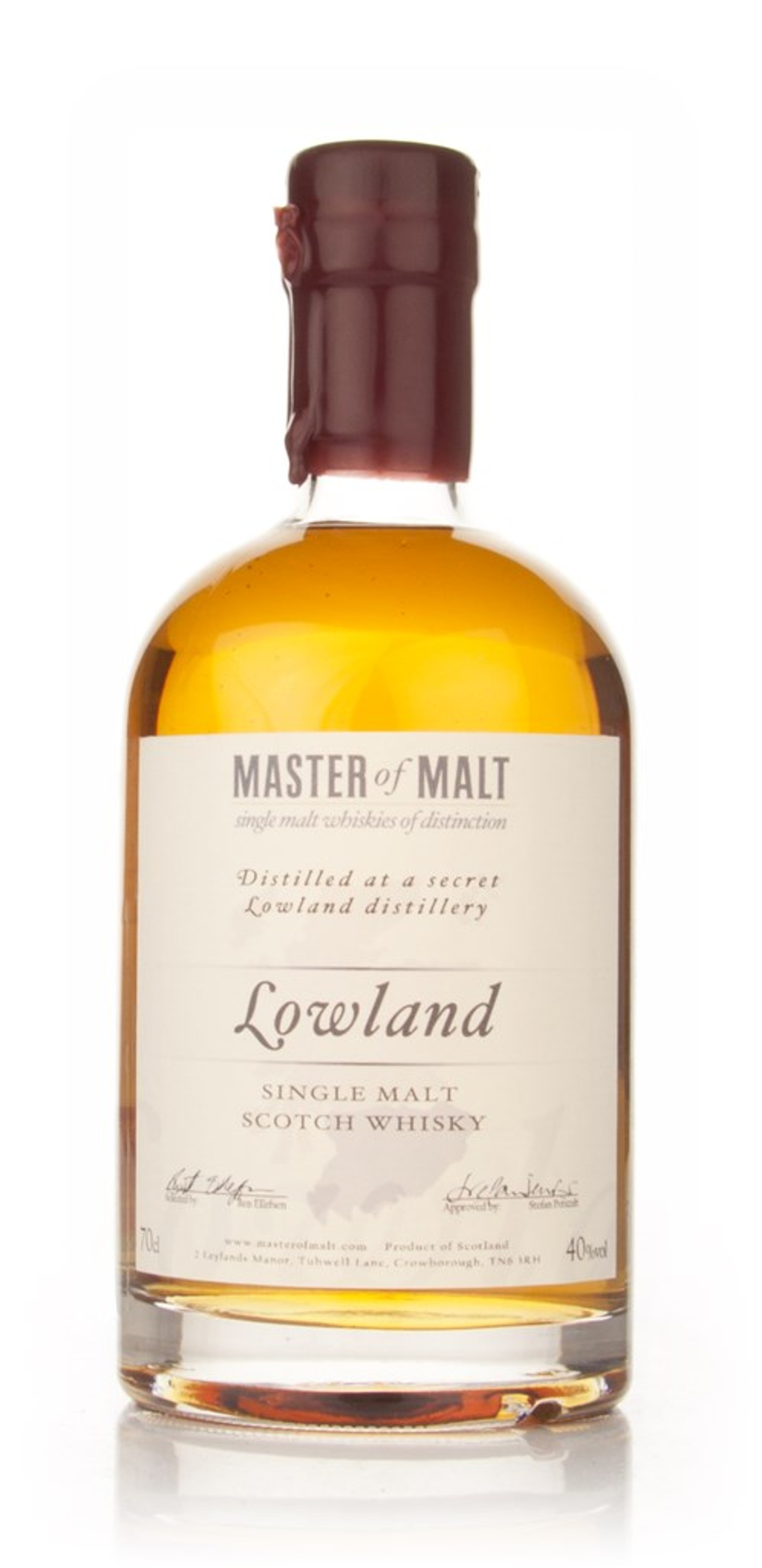 Master of Malt Lowland Single Malt (old bottling) 70cl